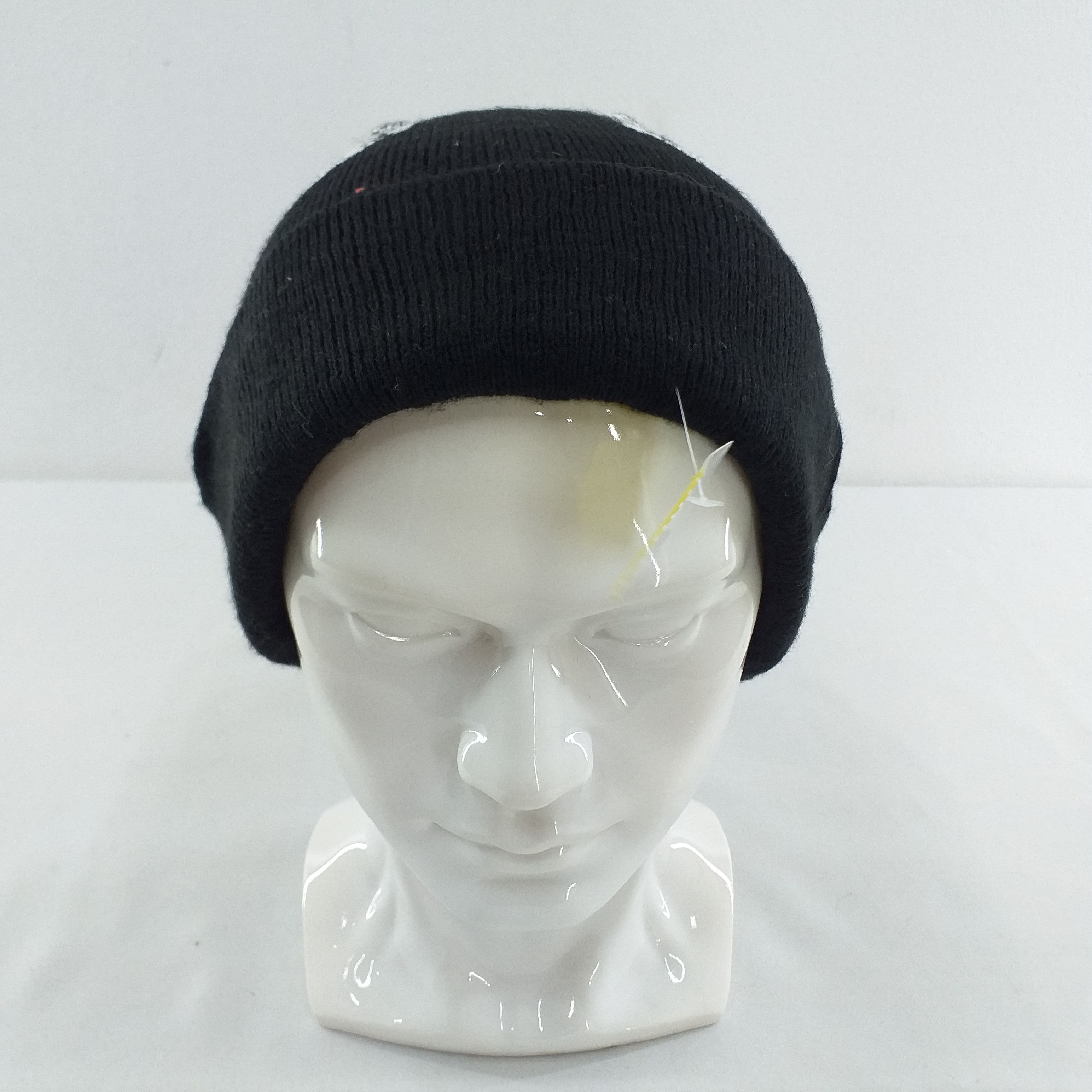 Japanese Brand Halloween Mirror Skulls Design Snow Cap Hat Beanie -BN069 Size ONE SIZE - 1 Thumbnail