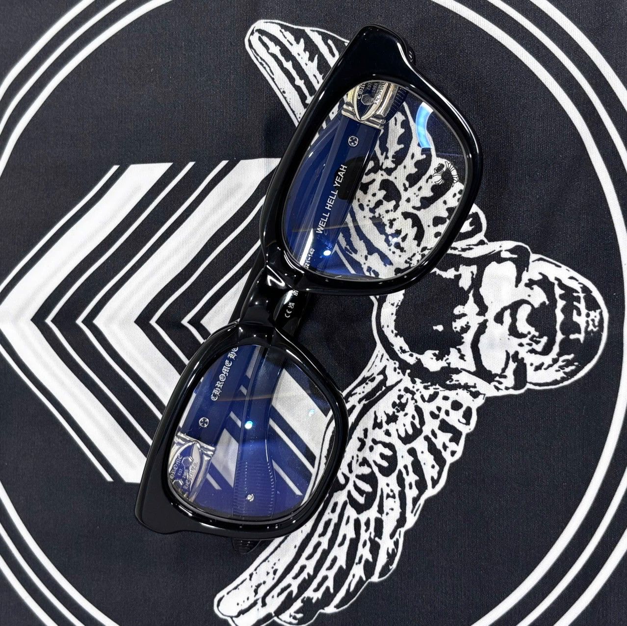 Chrome Hearts CHROME HEARTS WELL HELL YEAH BLACK Size ONE SIZE - 13 Thumbnail