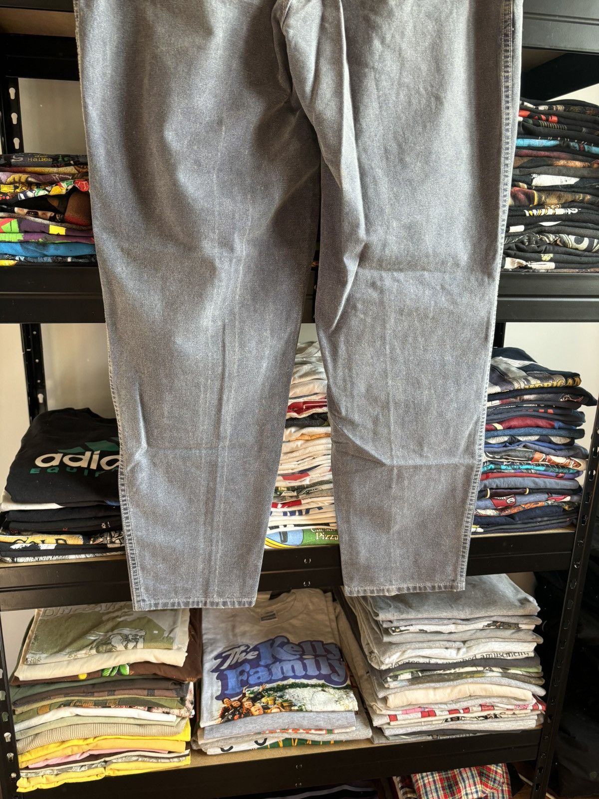 Disney × Mickey Mouse Disney Mickey Mouse Distressed Denim Workwear Rare Grey Size US 34 / EU 50 - 4 Thumbnail