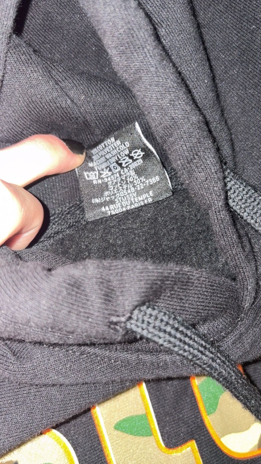Stussy Stussy Stu C. Black Camo Hoodie Size US M / EU 48-50 / 2 - 5 Thumbnail