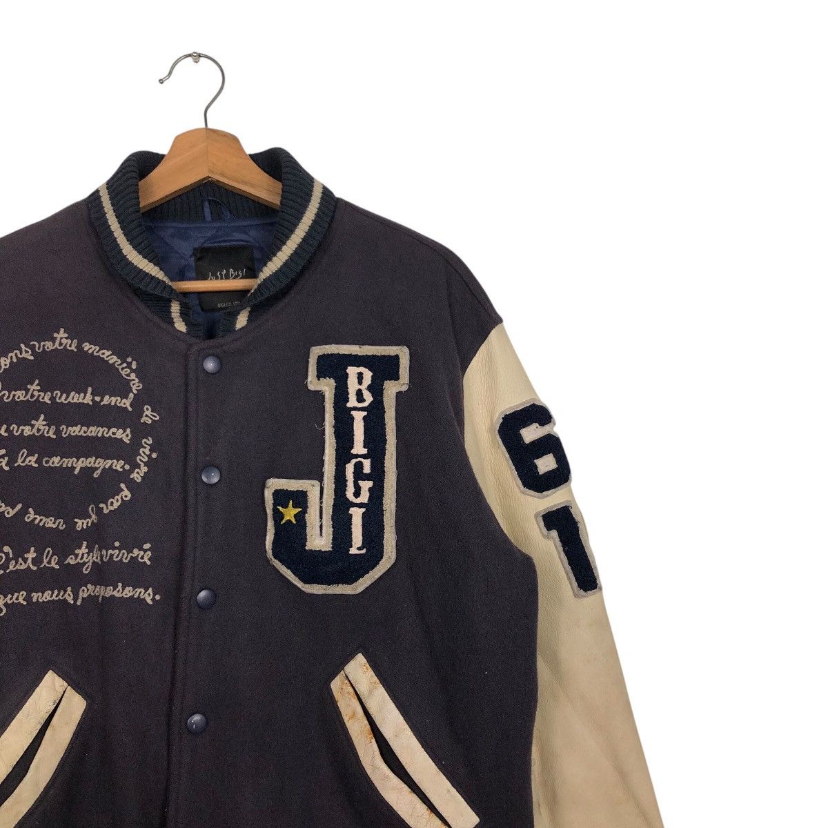 Japanese Brand 📌Vintage Varsity Bomber Jacket Mens Bigi Issey Miyake Size US M / EU 48-50 / 2 - 7 Thumbnail