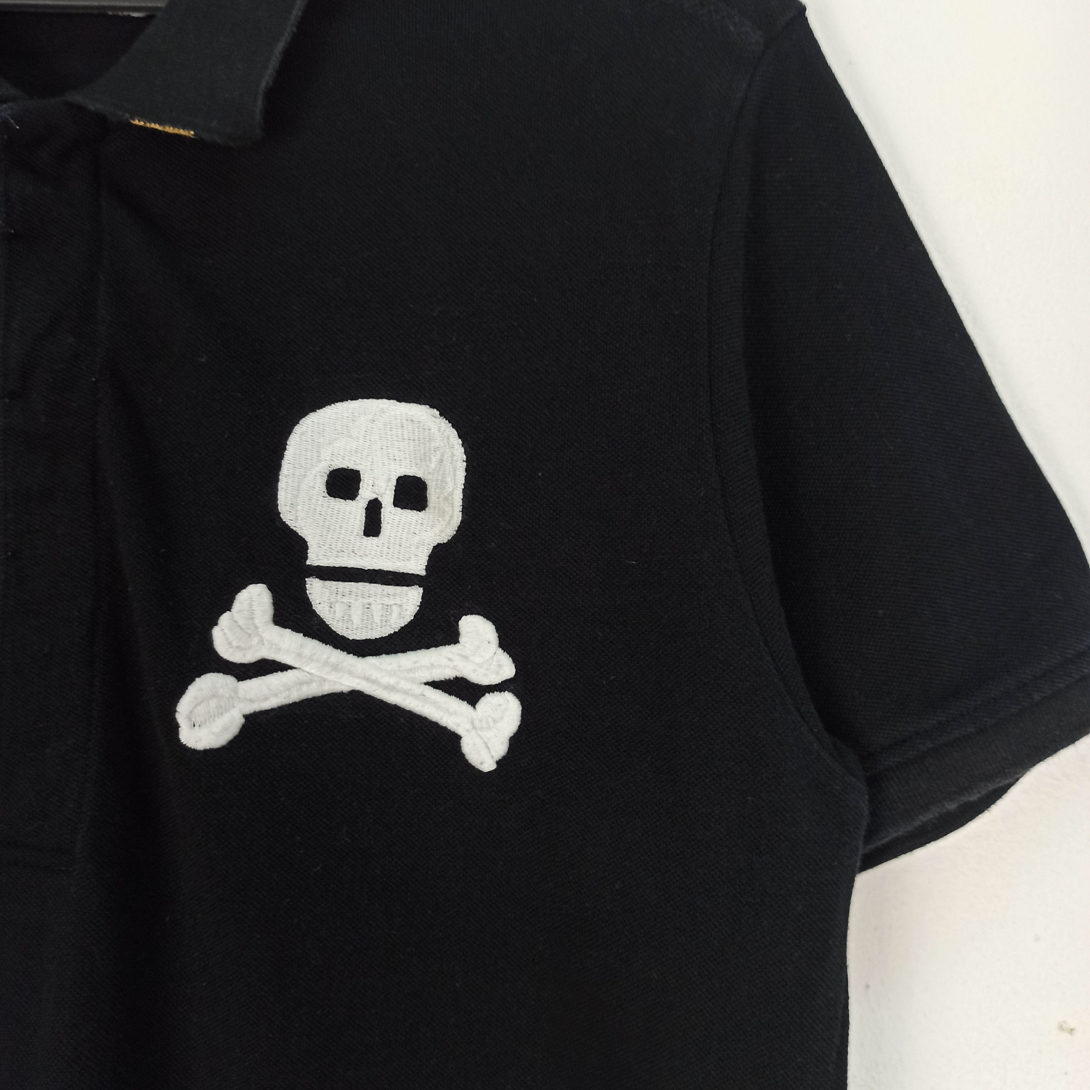 Beams Plus Rare Beams Skulls Logo Polo Tshirt Size US M / EU 48-50 / 2 - 3 Thumbnail