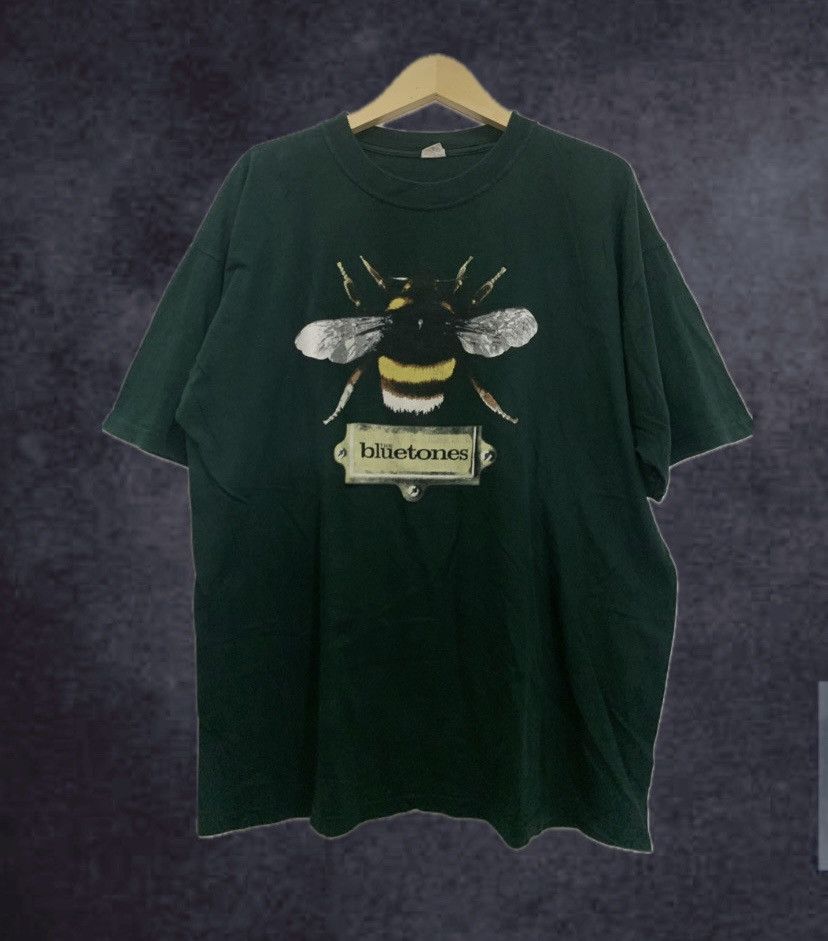 image of Band Tees x Vintage The Bluetones Shirt,britpop Oasis Blur Radiohead in Green, Men's (Size XL)