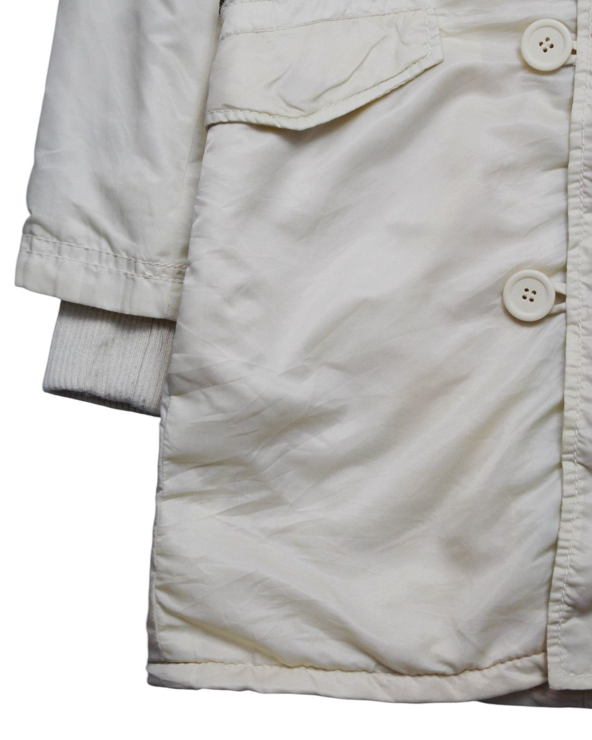 GOA 2000S GOA JAPAN IVORY HOODED FISHTAIL PARKA SHERPA LINED Size US S / EU 44-46 / 1 - 7 Thumbnail