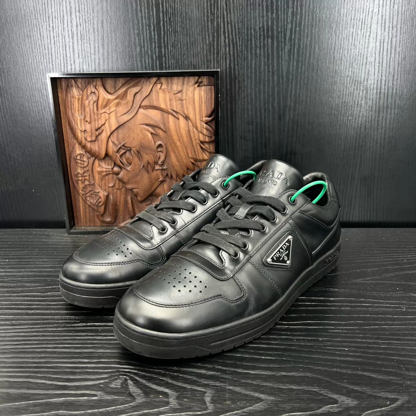 Prada PRADA Downtown Black 8/42 Like New Size US 8 / EU 41 - 1 Thumbnail