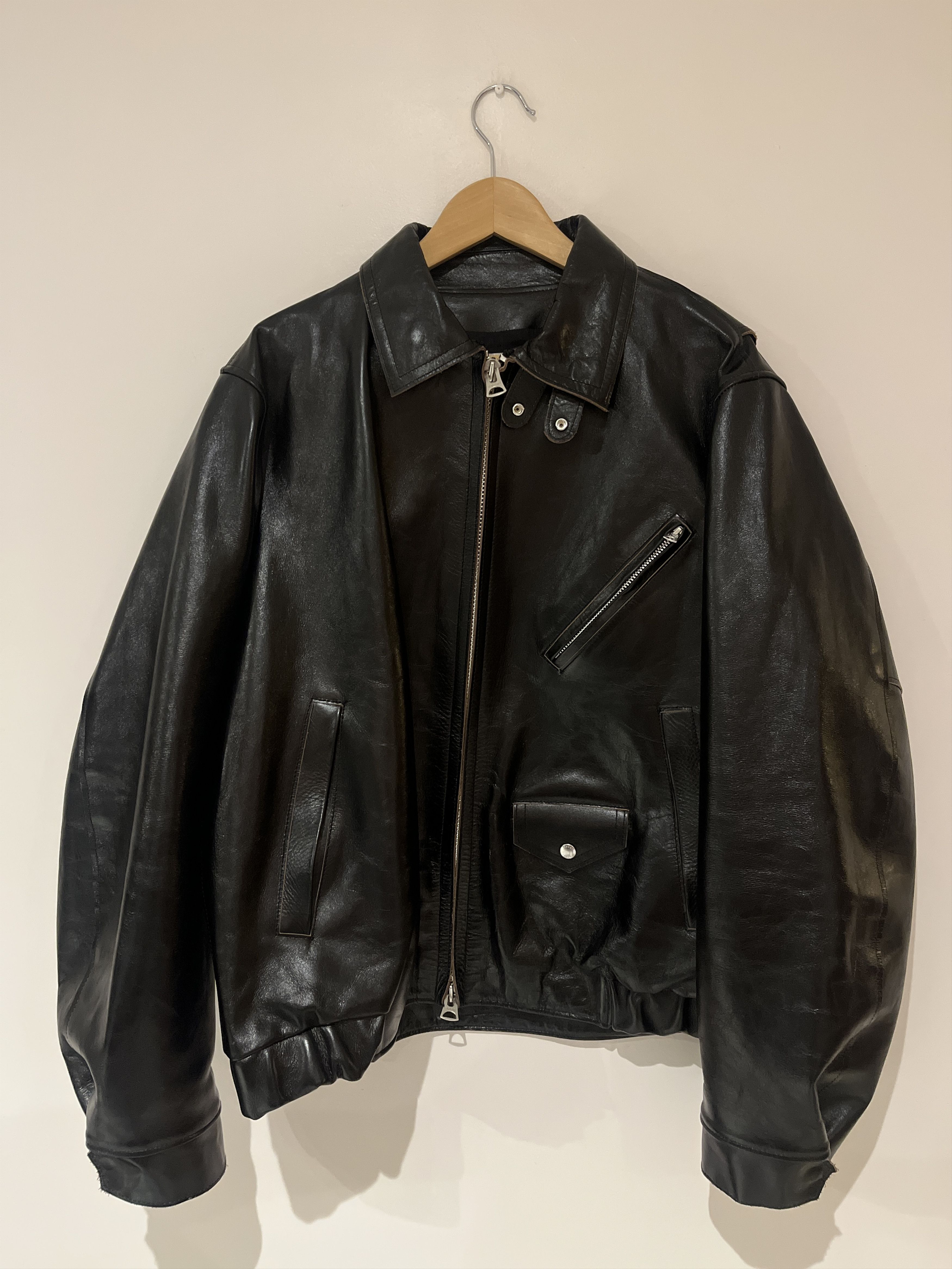 Sacai SS25 Leather Jacket Size US XL / EU 56 / 4 - 4 Thumbnail