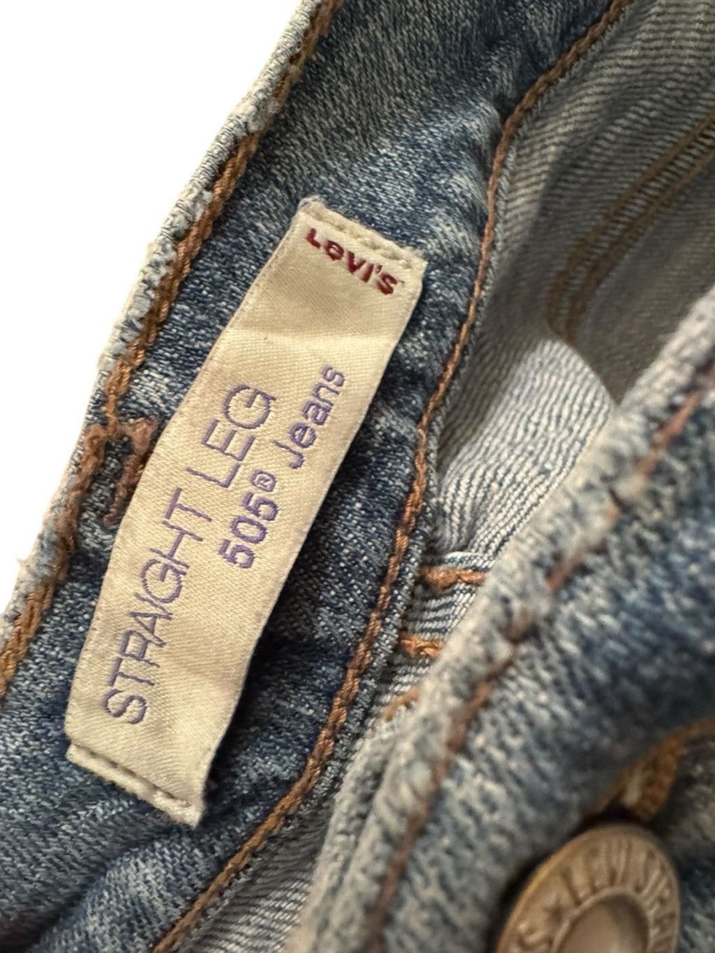 Levi's Levi's 505 Regular Fit Jeans straight leg 36”/32” Size 36" / US 14 / IT 50 - 6 Thumbnail