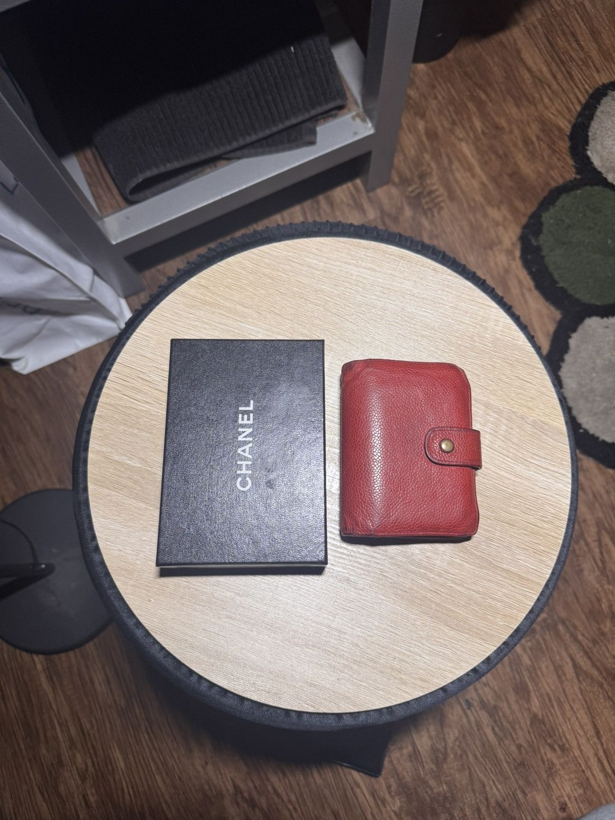 Chanel Chanel Red Wallet. Size ONE SIZE - 2 Thumbnail