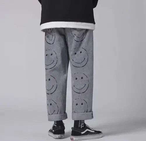 Smile denim jeans