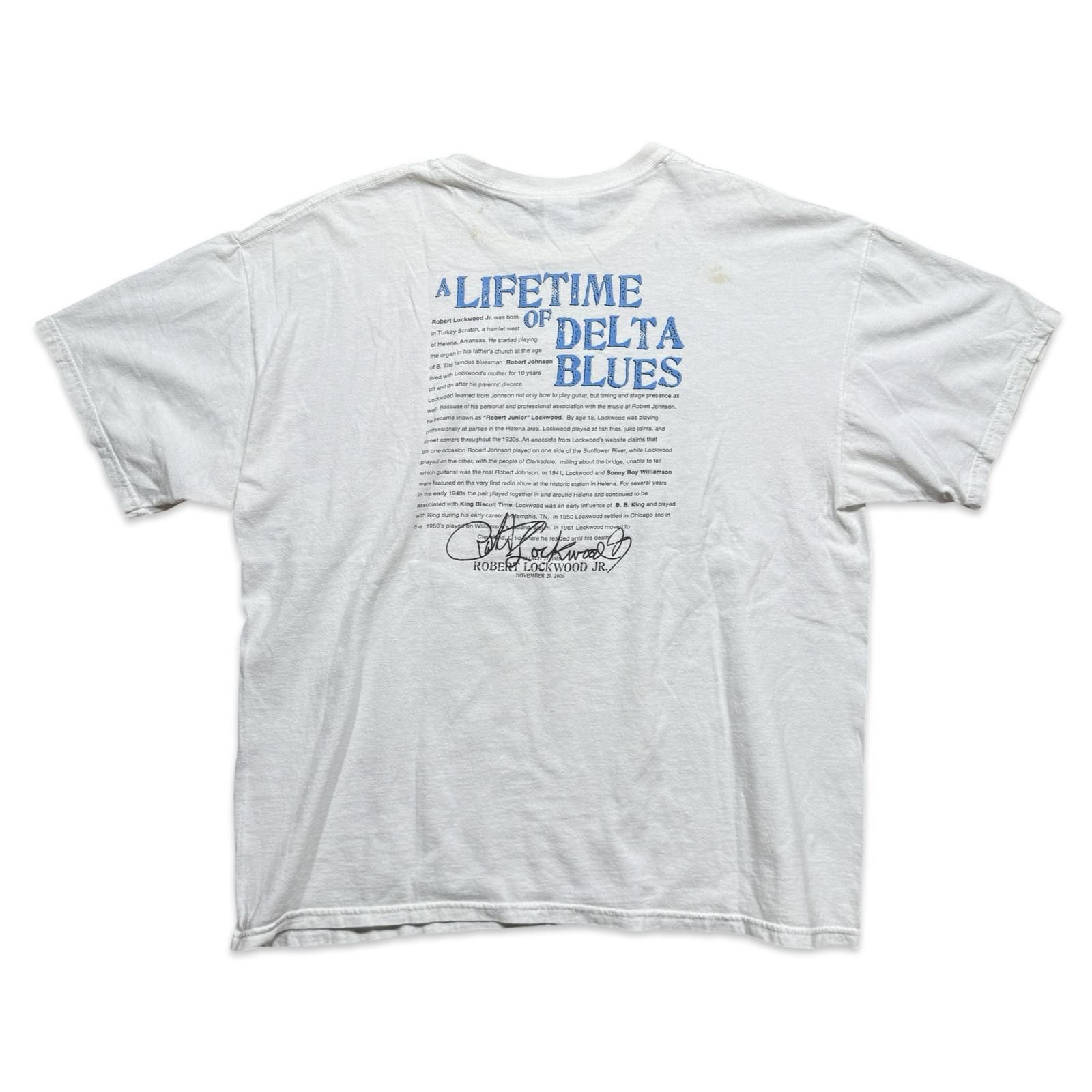 Gildan Vintage King Biscuit Blues Festival Robert Lockwood Jr. Tee Size US XL / EU 56 / 4 - 2 Thumbnail