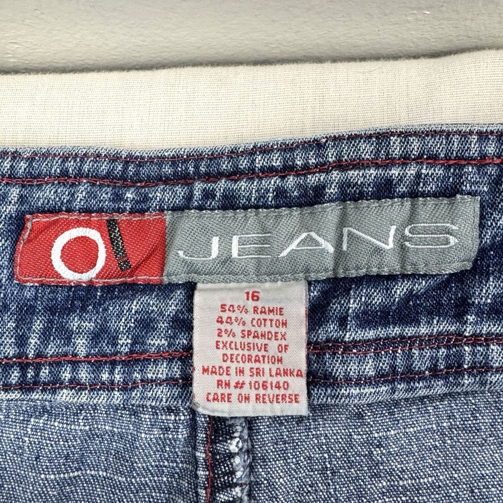 Vintage VINTAGE O! Jeans Womens 16 Mom Jeans High Waisted Hipster Hippie Punk 90s 80s Blue Size 38" / US 16 / IT 52 - 4 Thumbnail