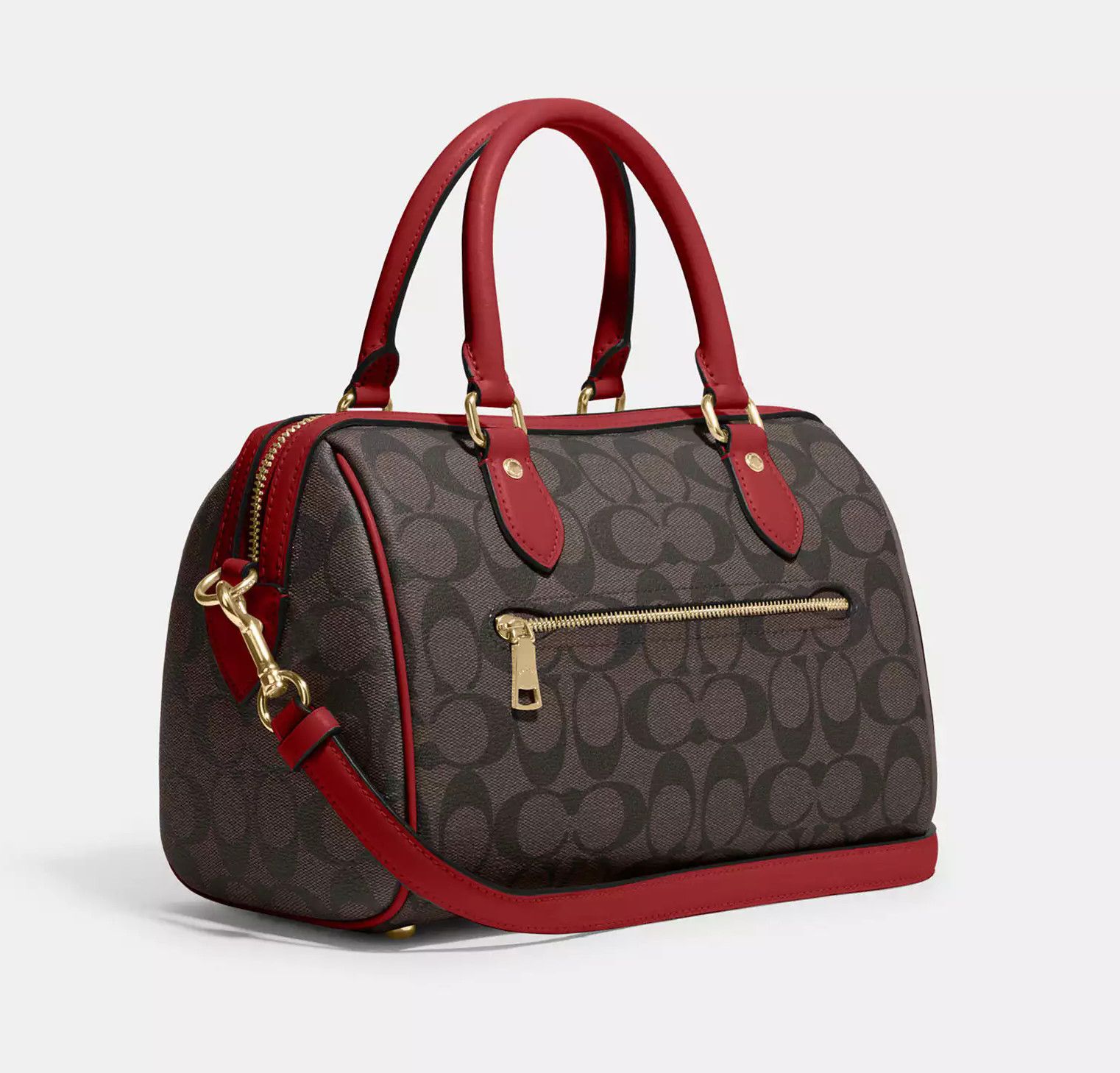 Coach Rowan Satchel Bag In Signature Canvas CH280 Size ONE SIZE - 10 Thumbnail