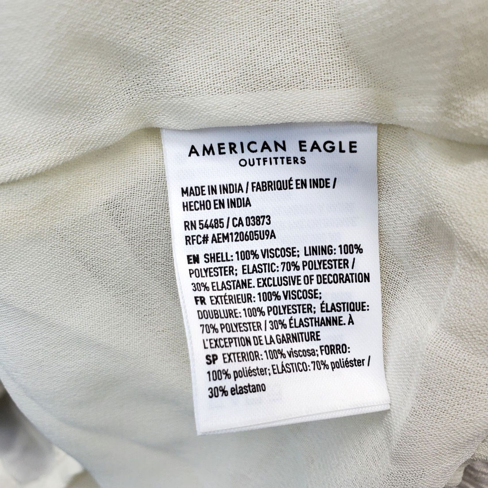 American Eagle Outfitters American Eagle Outfitters Mini Dress Womens M Tan Lined Tiered Wide Strap Size M / US 6-8 / IT 42-44 - 7 Thumbnail