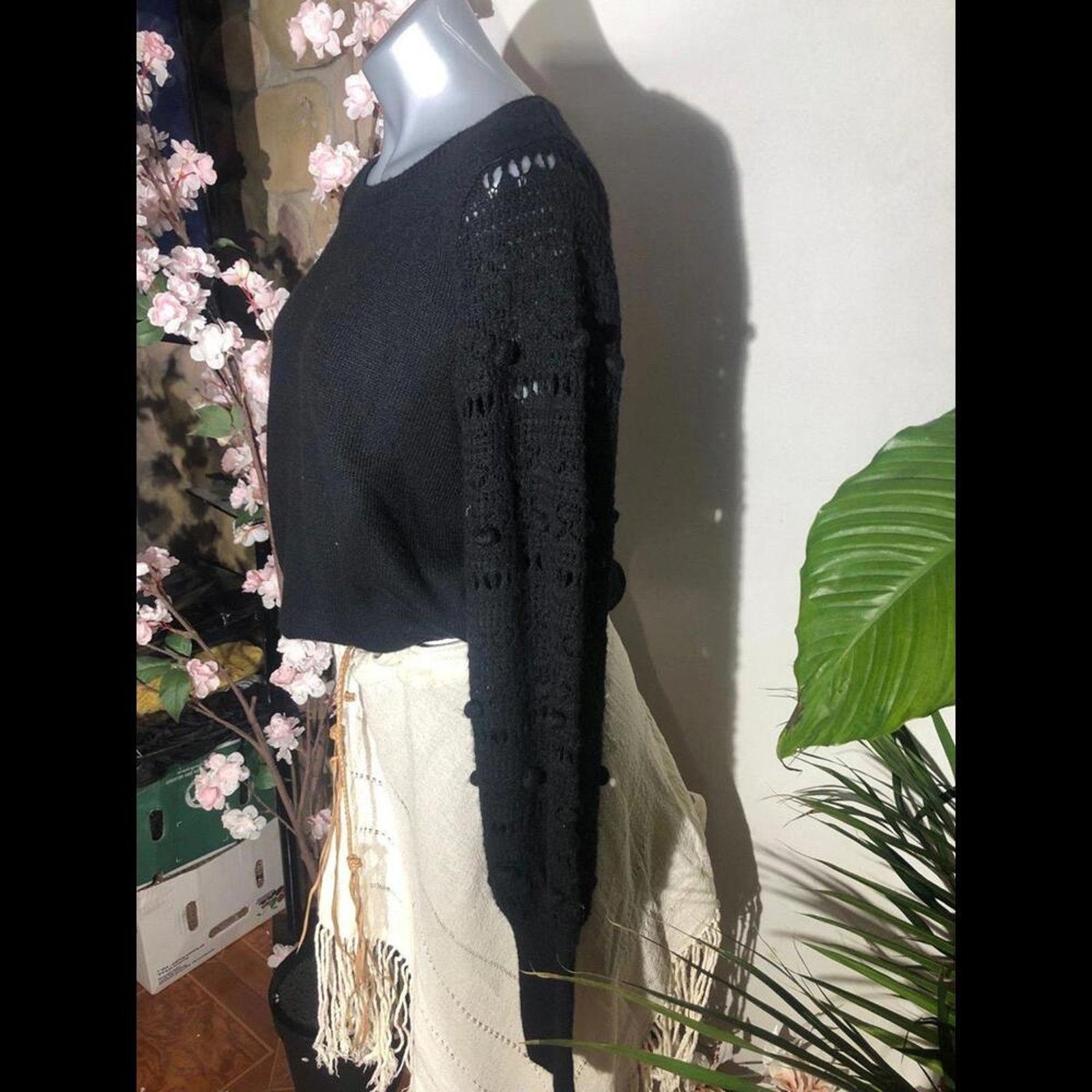 Lilly Pulitzer lilly Pulitzer black knit design long sleeve sweater Size XL / US 12-14 / IT 48-50 - 2 Thumbnail