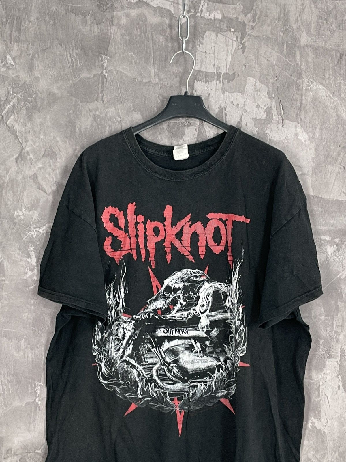Band Tees × Slipknot × Vintage Mens Vintage Slipknot T Shirt rock band tee overprint rare Size US XL / EU 56 / 4 - 2 Thumbnail