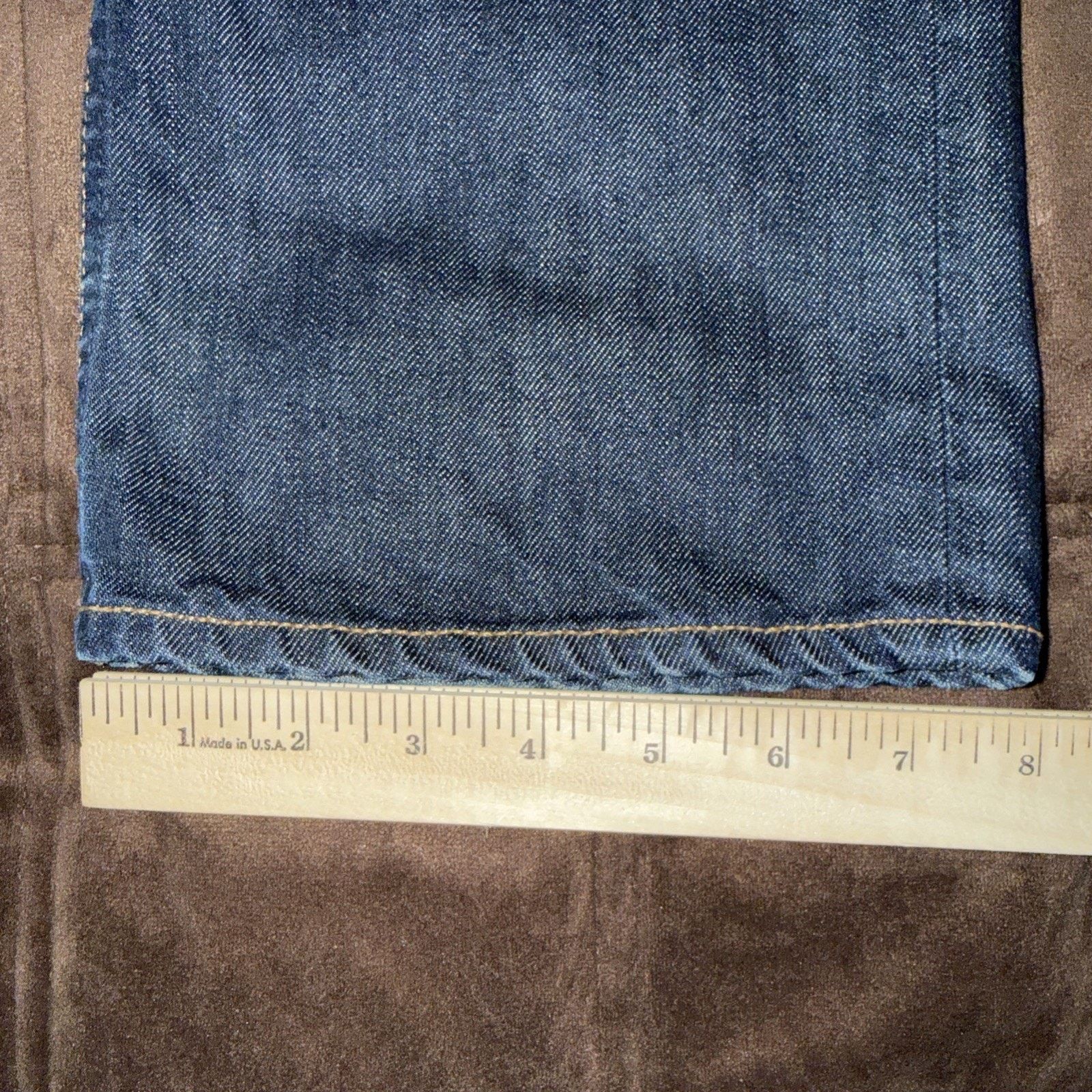 Bonobos Bonobos Dark Wash 31x32 Straight Leg White Oak Cone Denim Size US 32 / EU 48 - 5 Thumbnail