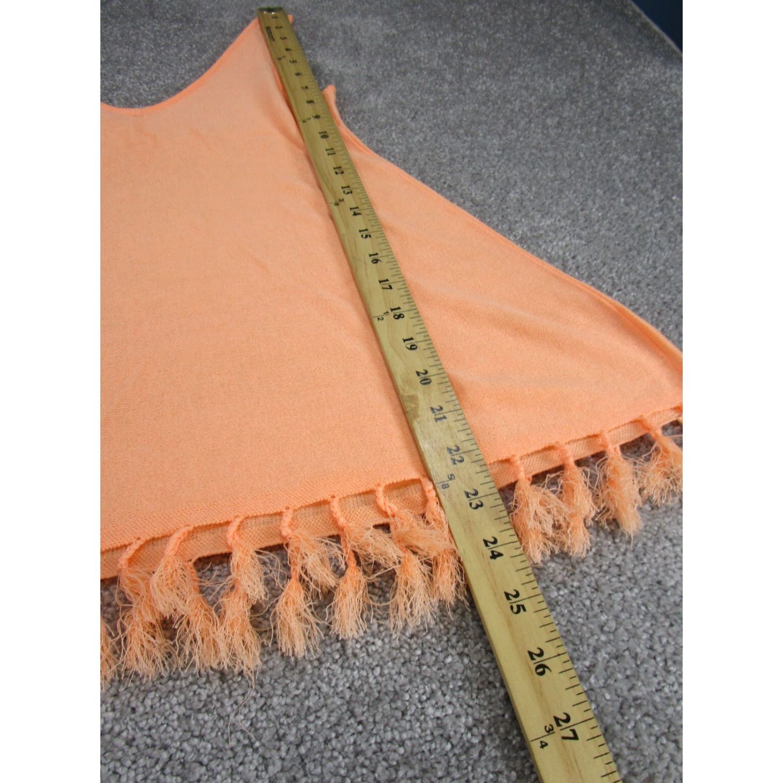 Lilly Pulitzer VINTAGE Lilly Pulitzer Tank Top Womens Extra Small Orange Knit Sleeveless 90s Casual Women Size XXS / US 00 / IT 34 - 4 Thumbnail