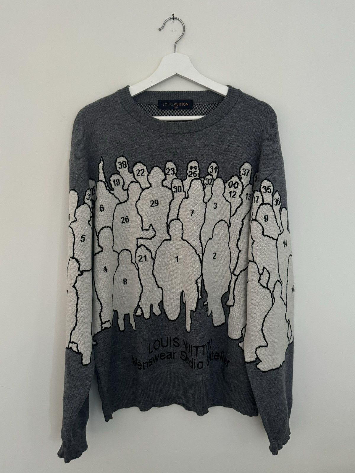 Louis Vuitton Louis Vuitton Studio Intarsia Knit Virgil Abloh Size US XXL / EU 58 / 5 - 1 Thumbnail