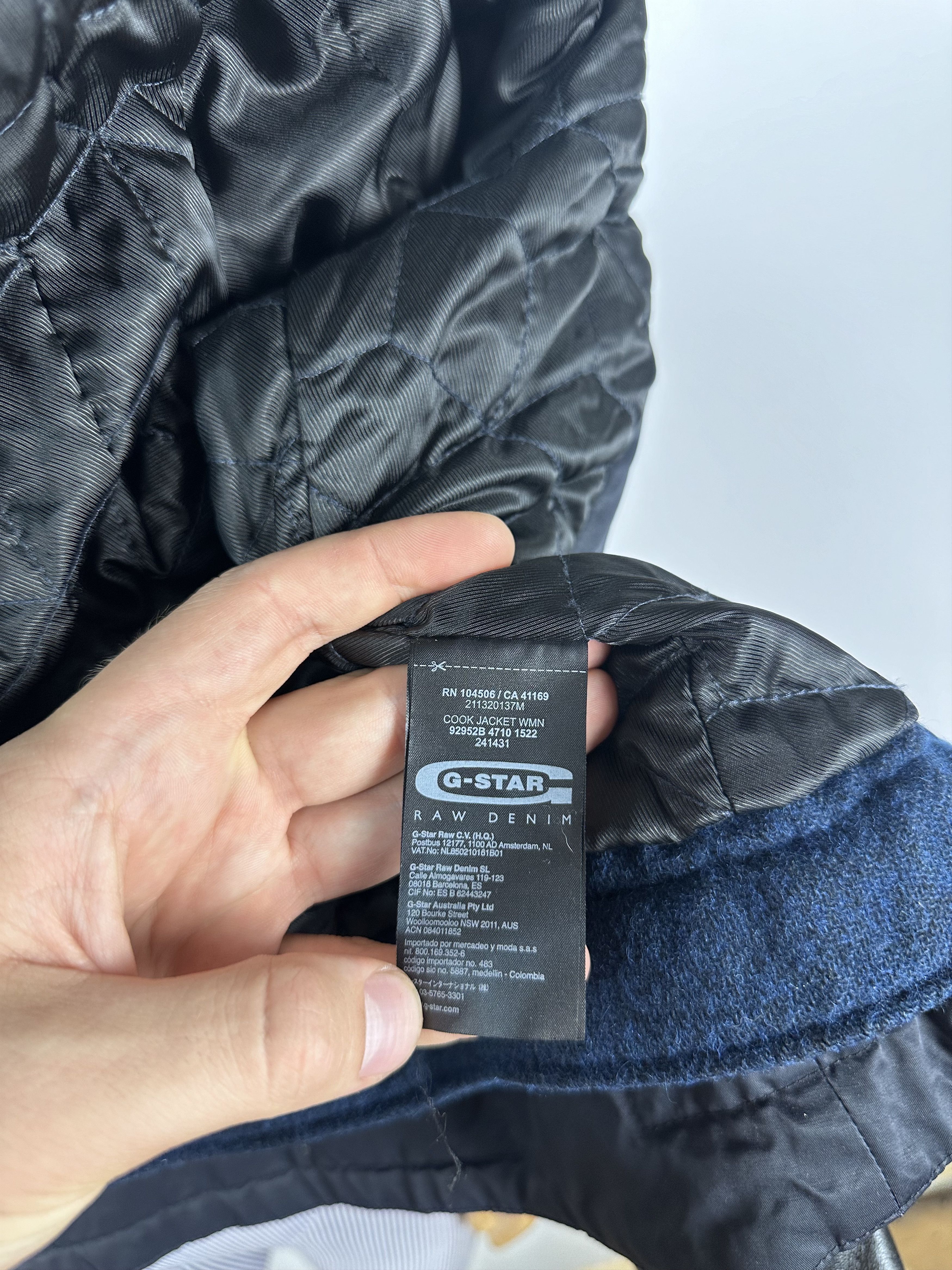 G-Star G Star Raw Cook Jacket Wool Blue Size M Size M / US 6-8 / IT 42-44 - 15 Thumbnail
