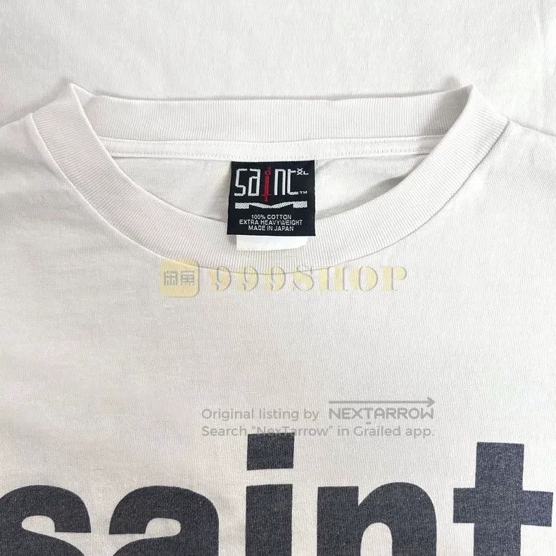 Saint Michael Saint Michael Slogan LOGO short sleeves Size US XXL / EU 58 / 5 - 5 Thumbnail