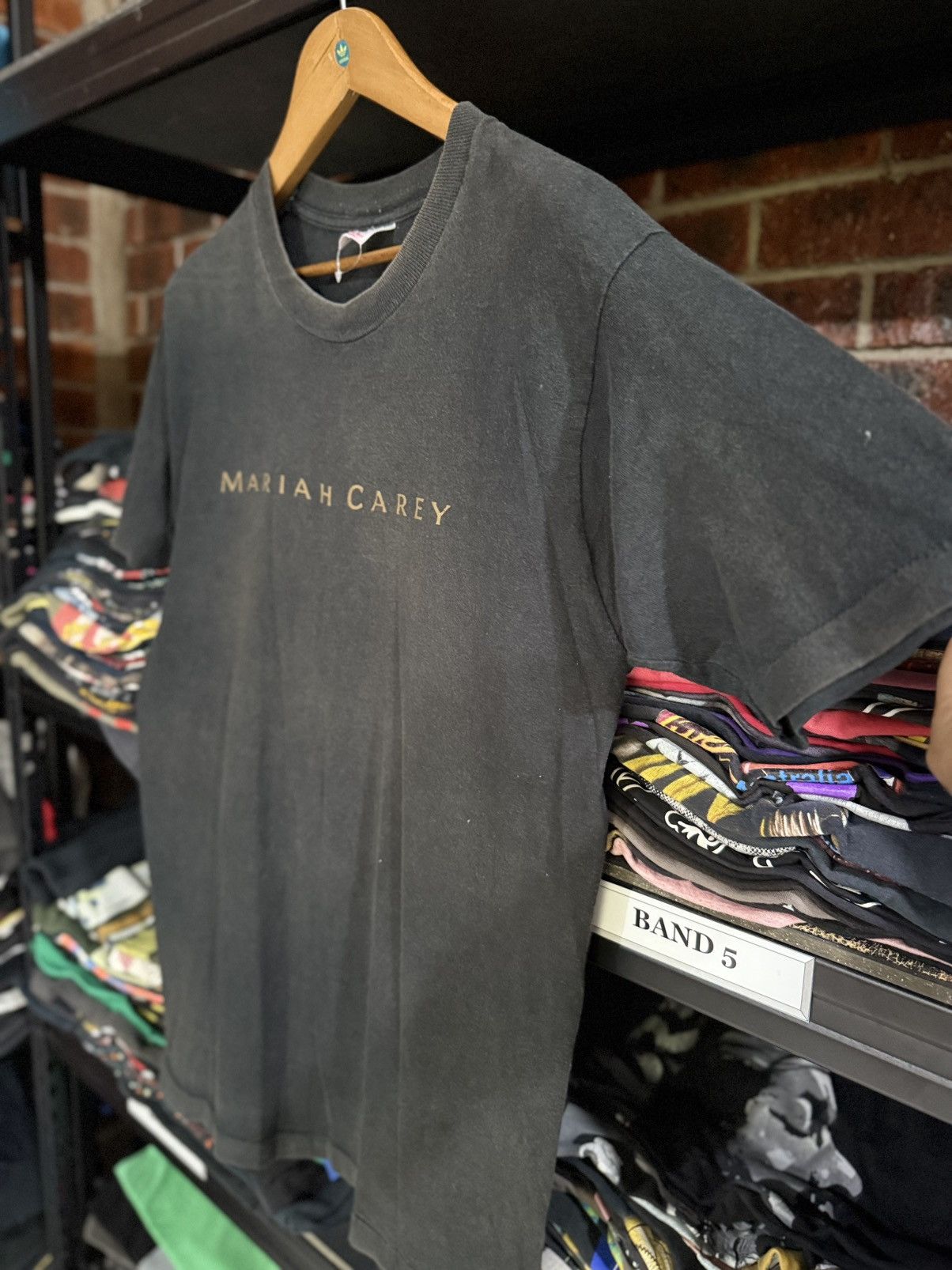Band Tees Thrashed Vintage 90s Mariah Carey X Kose Promotional Tee Size US L / EU 52-54 / 3 - 6 Thumbnail