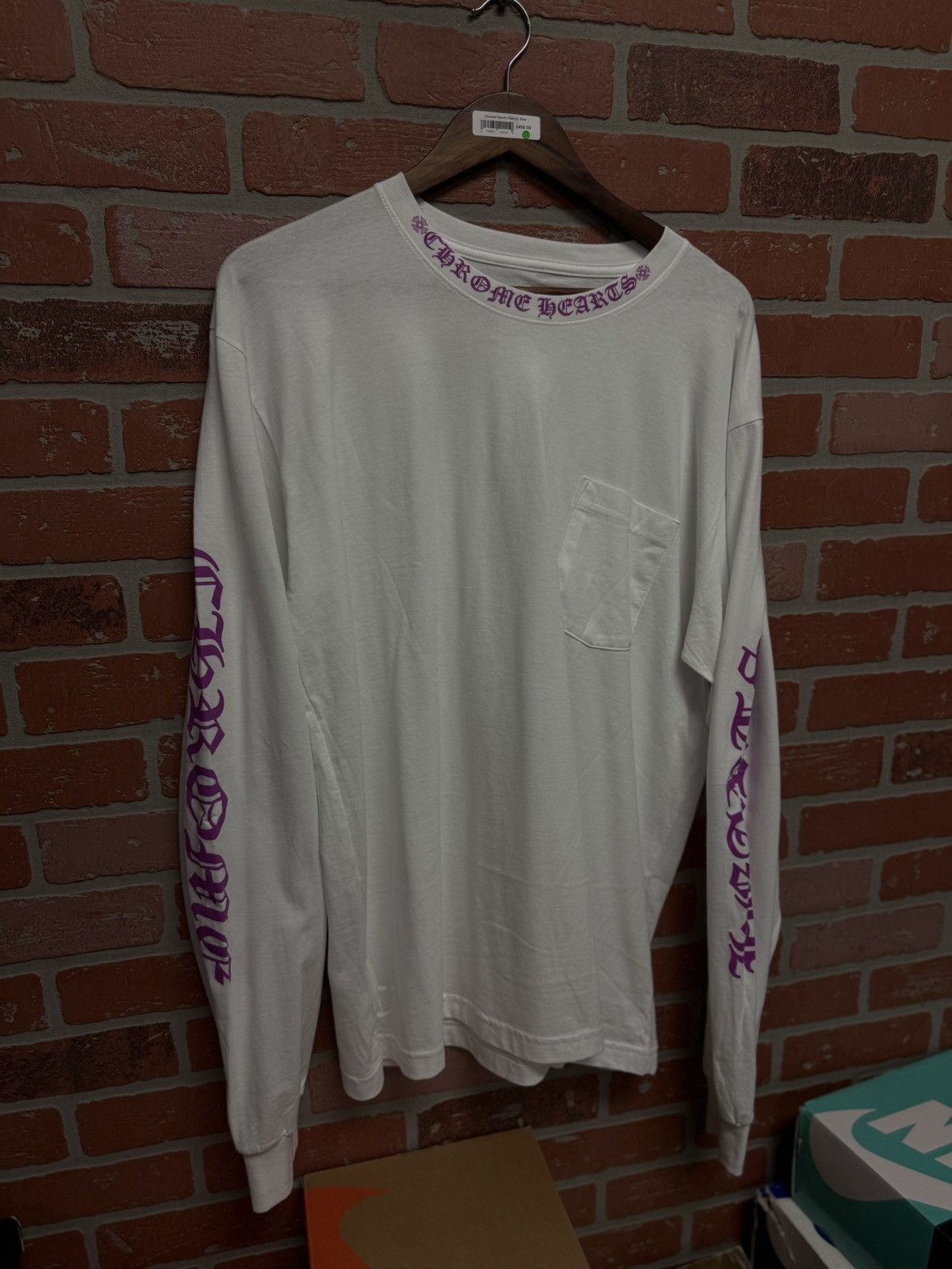 Chrome Hearts Chrome Hearts White Purple Long Sleeve XL NEW Size US XL / EU 56 / 4 - 3 Thumbnail