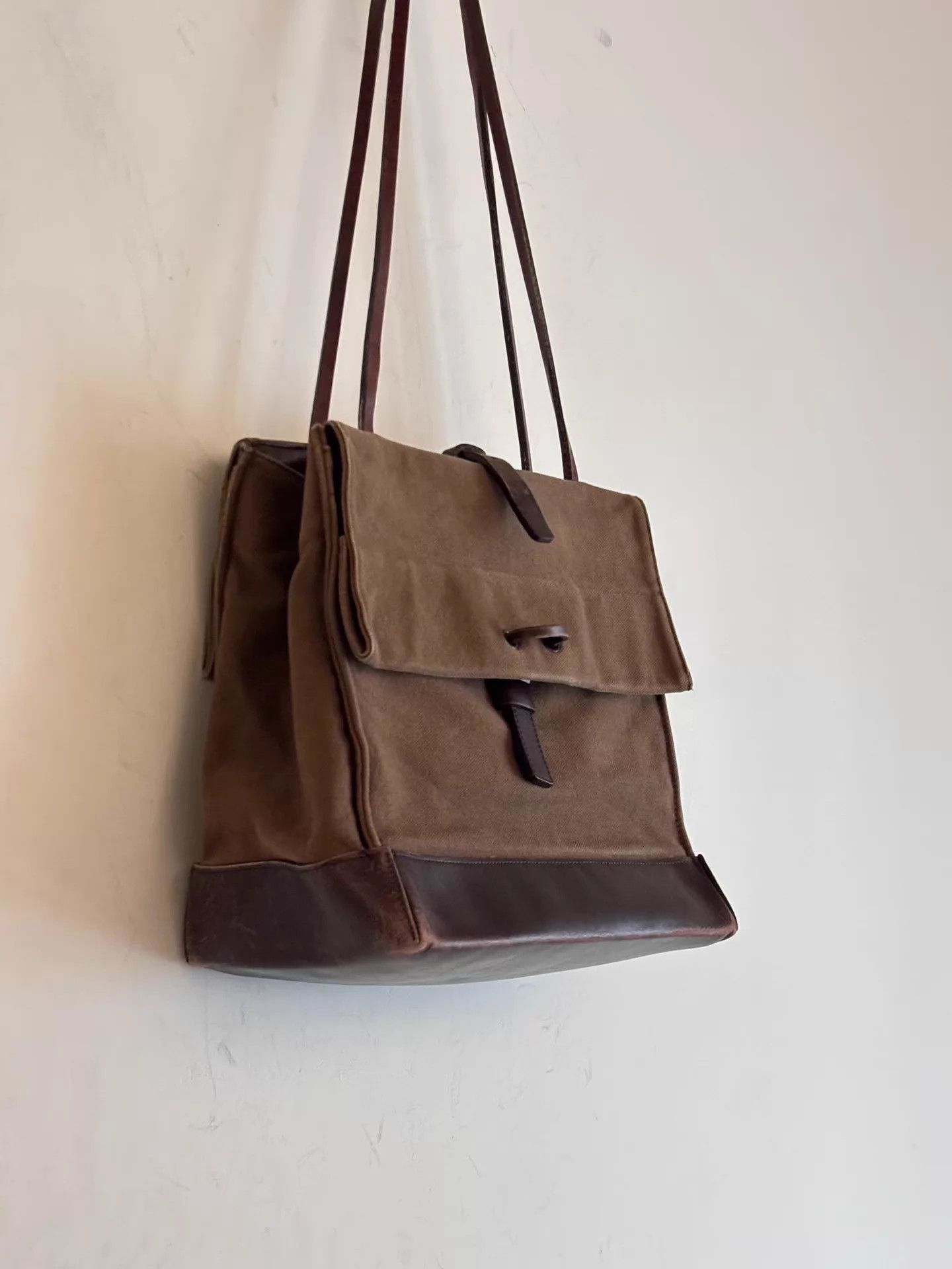 Dries Van Noten Dries Van Noten 00s Sherry Brown Crossbody Bag Size ONE SIZE - 1 Thumbnail