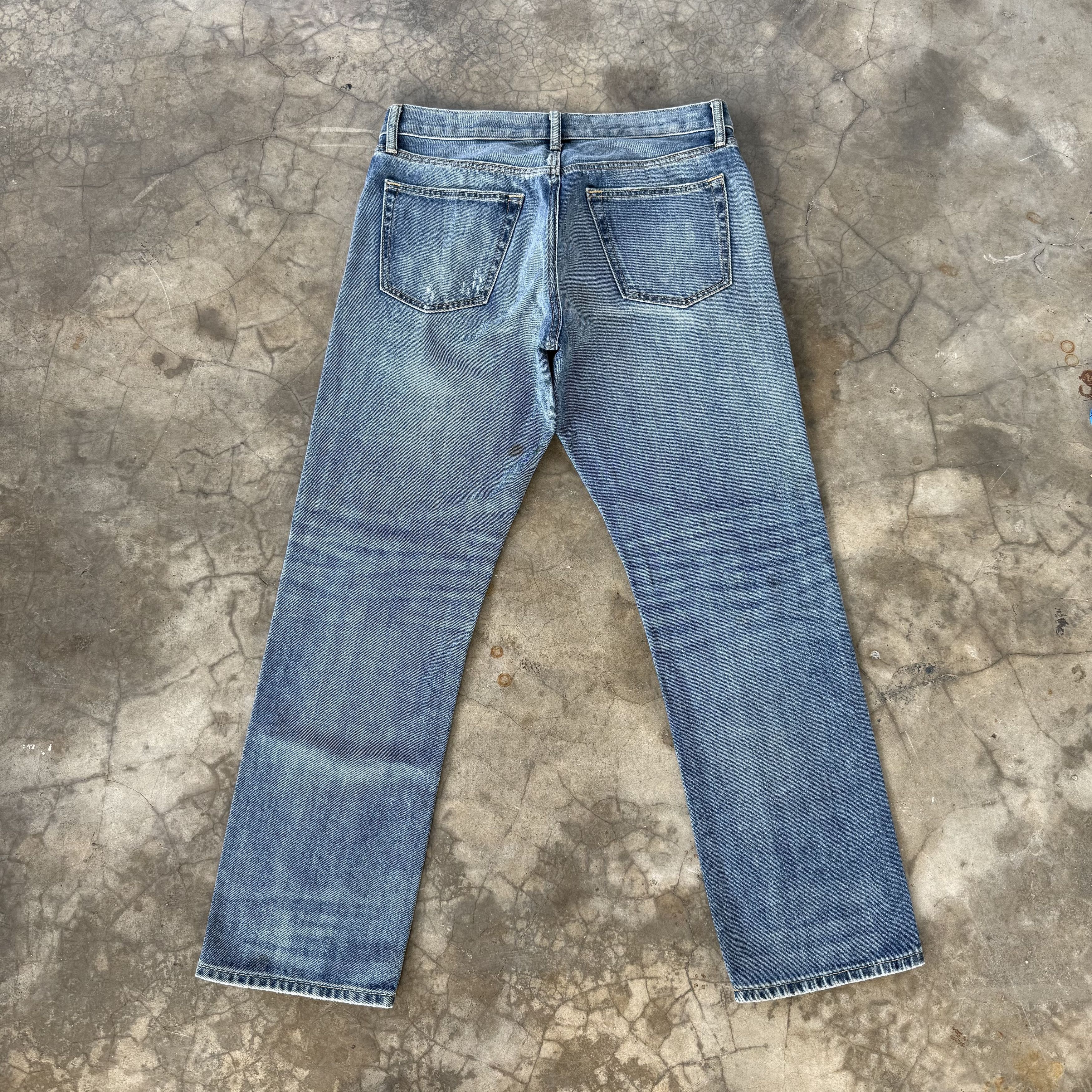 Japanese Brand W34 Vintage Japanese Streetwear Faded Denim Jean Size US 34 / EU 50 - 7 Thumbnail