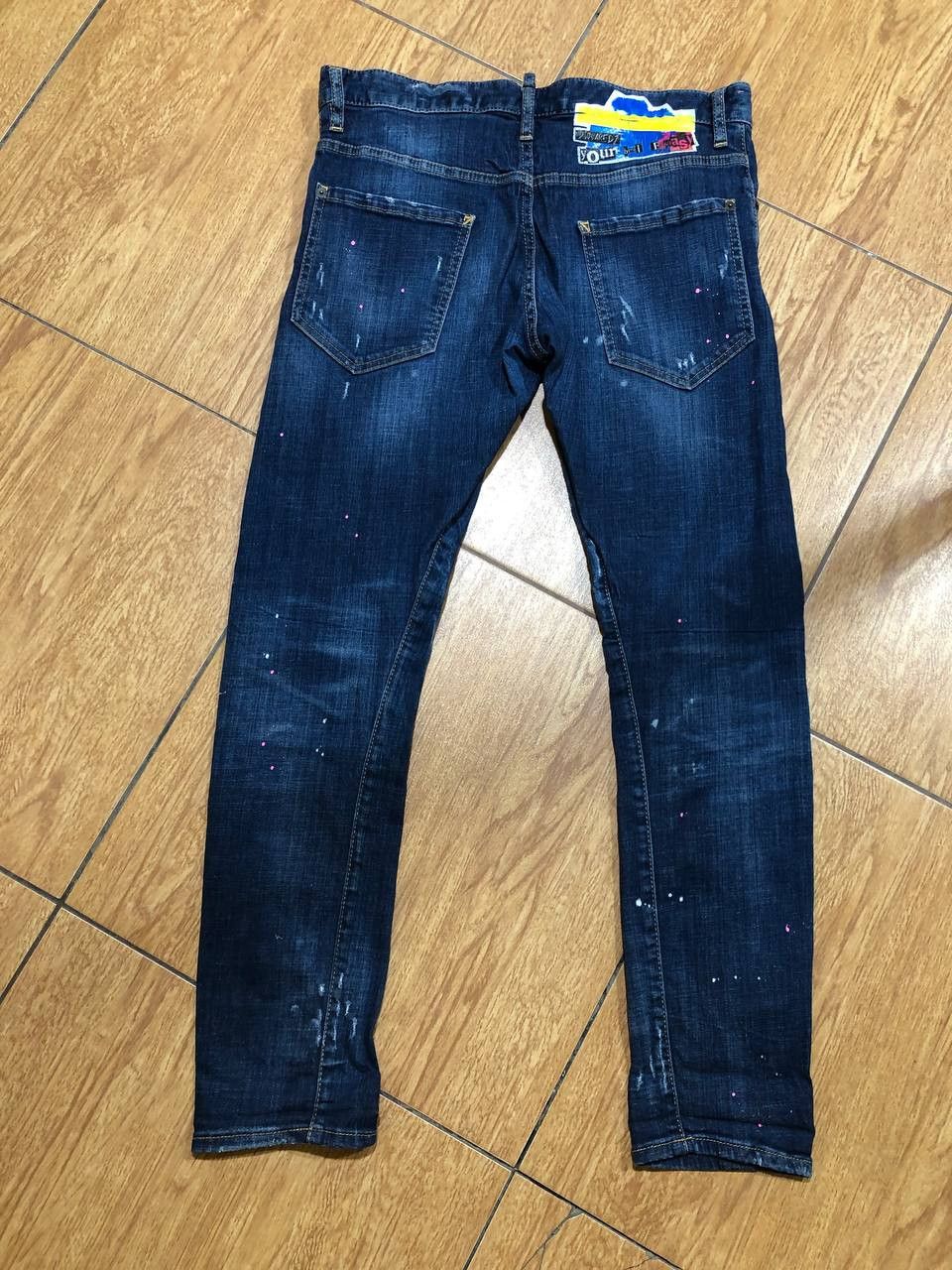 Dsquared2 DSQUARED2 Distressed Denim Jeans with Front Buttons Size US 32 / EU 48 - 6 Thumbnail