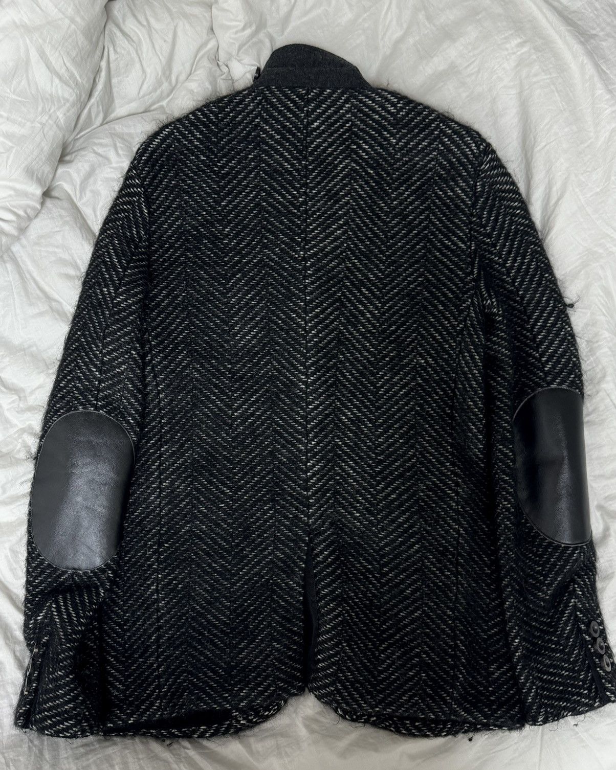 Sacai Sacai mohair blazer jacket Size L / US 10 / IT 46 - 3 Thumbnail