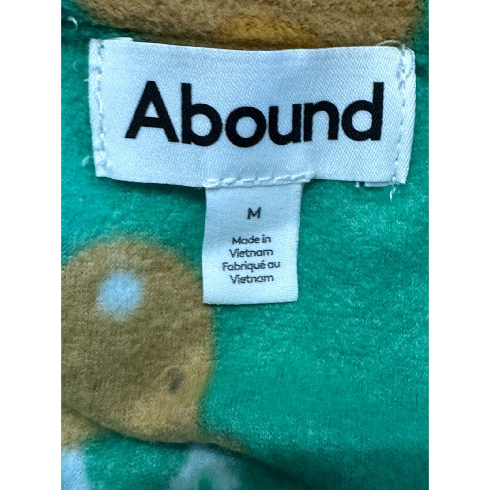 Other Abound Collared Sleep Shirt Reindeer Green Women's M NWOT Size ONE SIZE - 7 Thumbnail