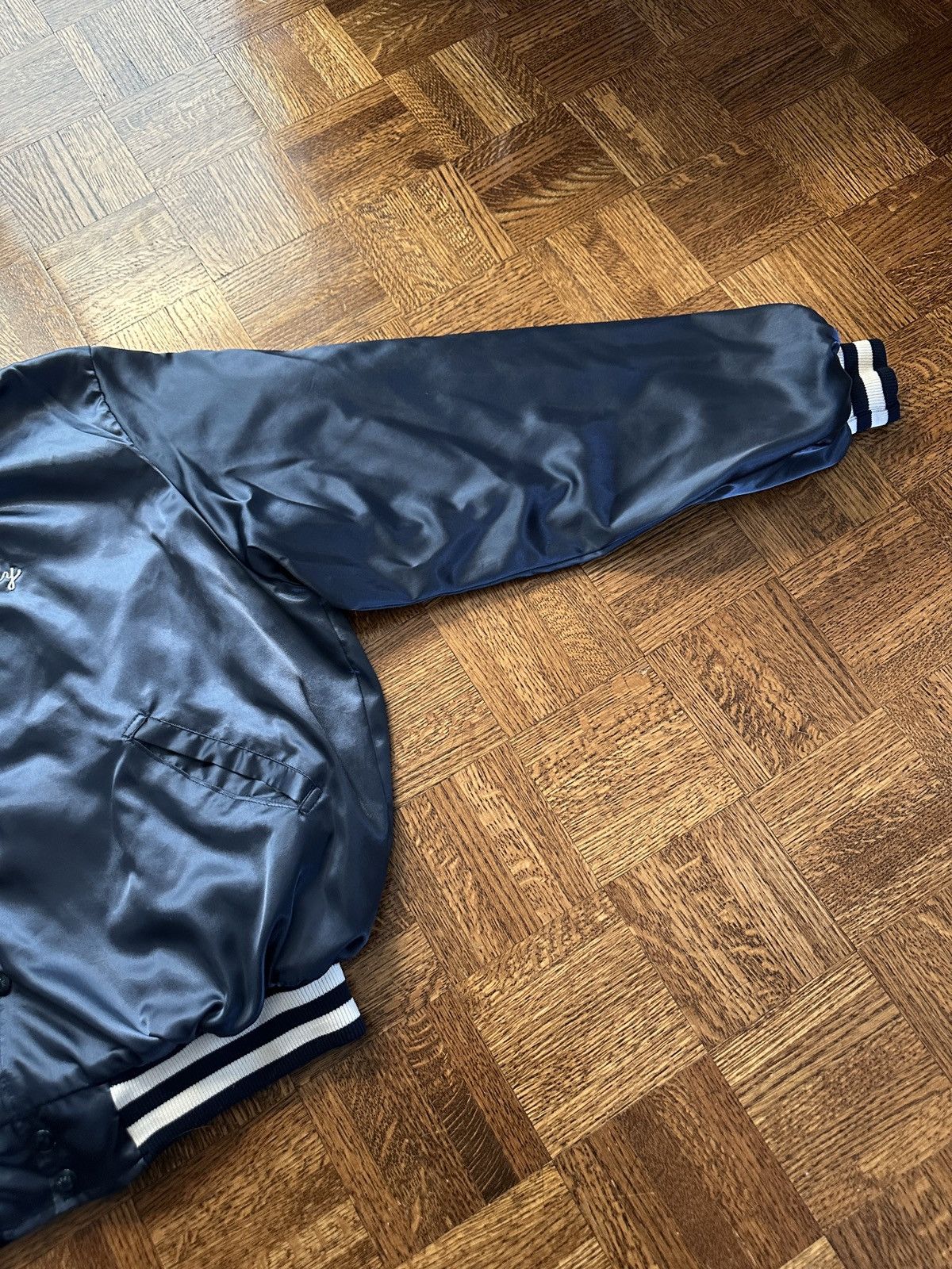 Vintage Vintage 80s Amerisure Companies Satin Bomber Jacket Size US L / EU 52-54 / 3 - 6 Thumbnail