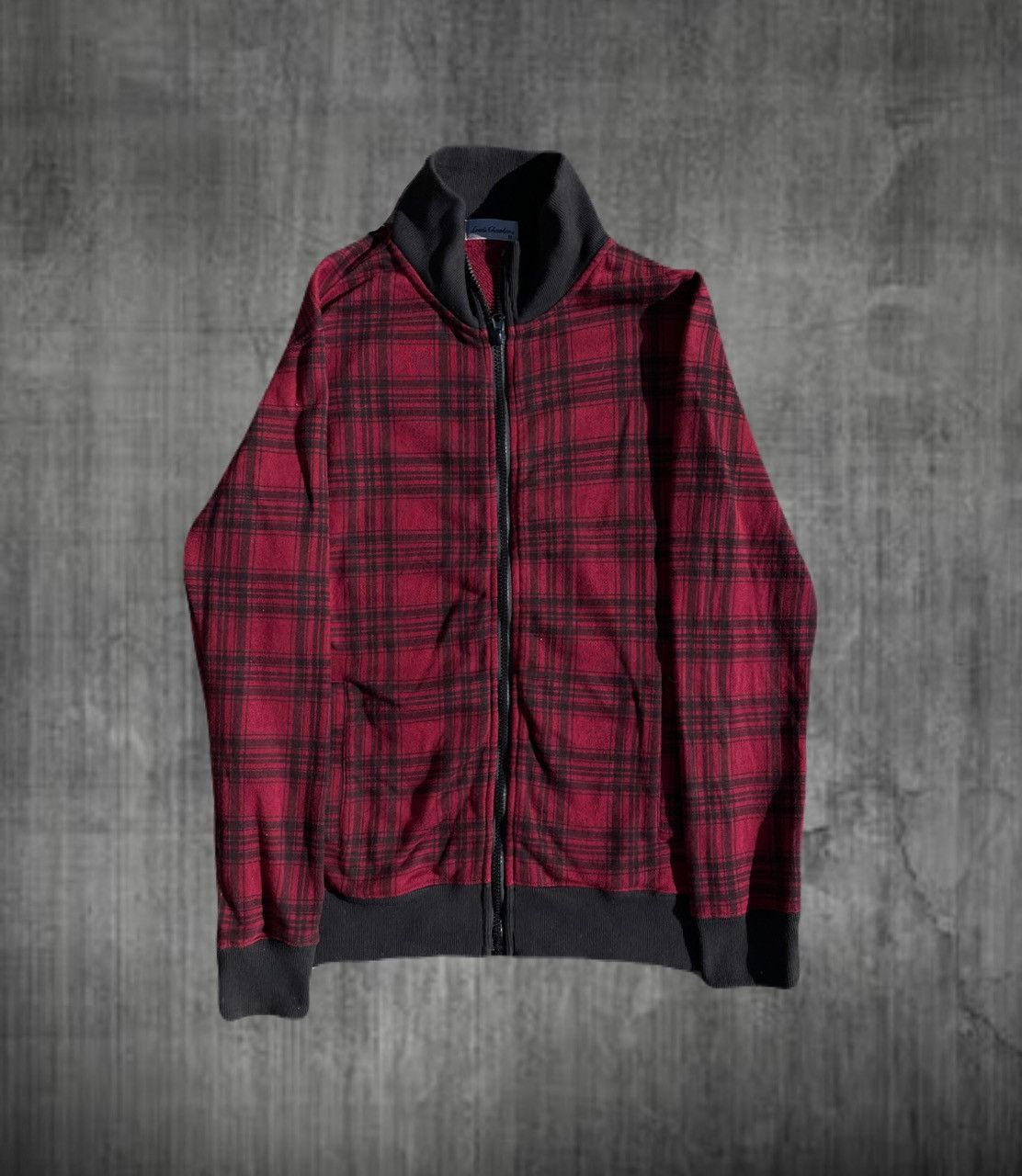 If Six Was Nine 2000s Japanese archive Vkei Slim Plaid Zip-up Jacket Y2K Size US S / EU 44-46 / 1 - 1 Thumbnail