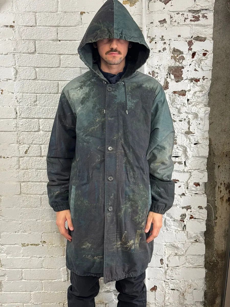 Alexander McQueen 2010s Alexander McQueen Forest Dark Green Nylon Long Parka Jacket Size US M / EU 48-50 / 2 - 2 Thumbnail