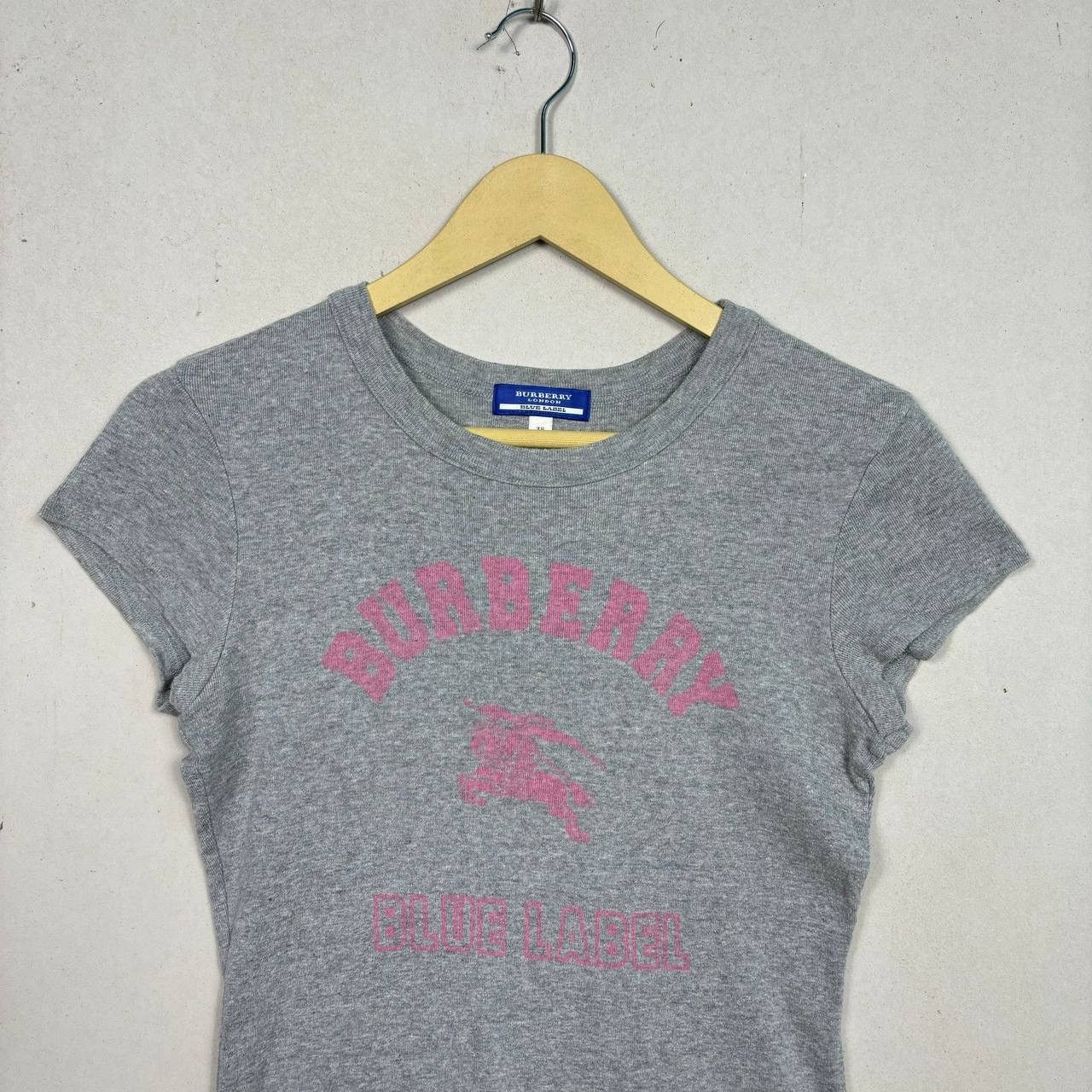 Burberry Burberry Blue Label Pink Glitter Logo Baby Tee Size 38 Size XS / US 0-2 / IT 36-38 - 3 Thumbnail