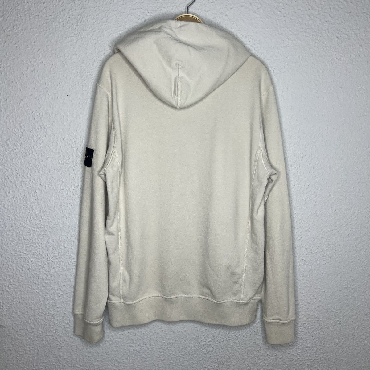 Stone Island Stone Island Hoodie Sweatshirt Hooded Beige Badge Logo Size US XL / EU 56 / 4 - 7 Thumbnail