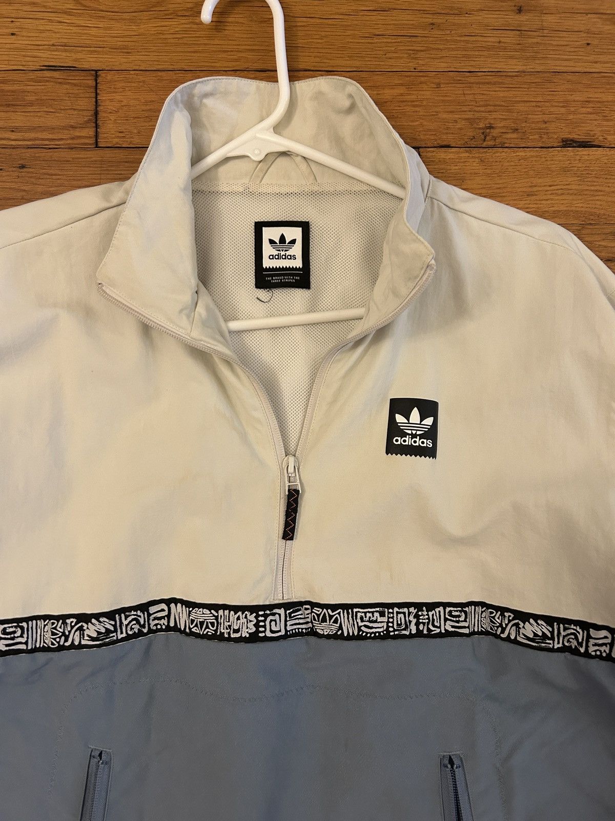 Adidas Adidas quarter zip collared windbreaker Size US M / EU 48-50 / 2 - 2 Thumbnail