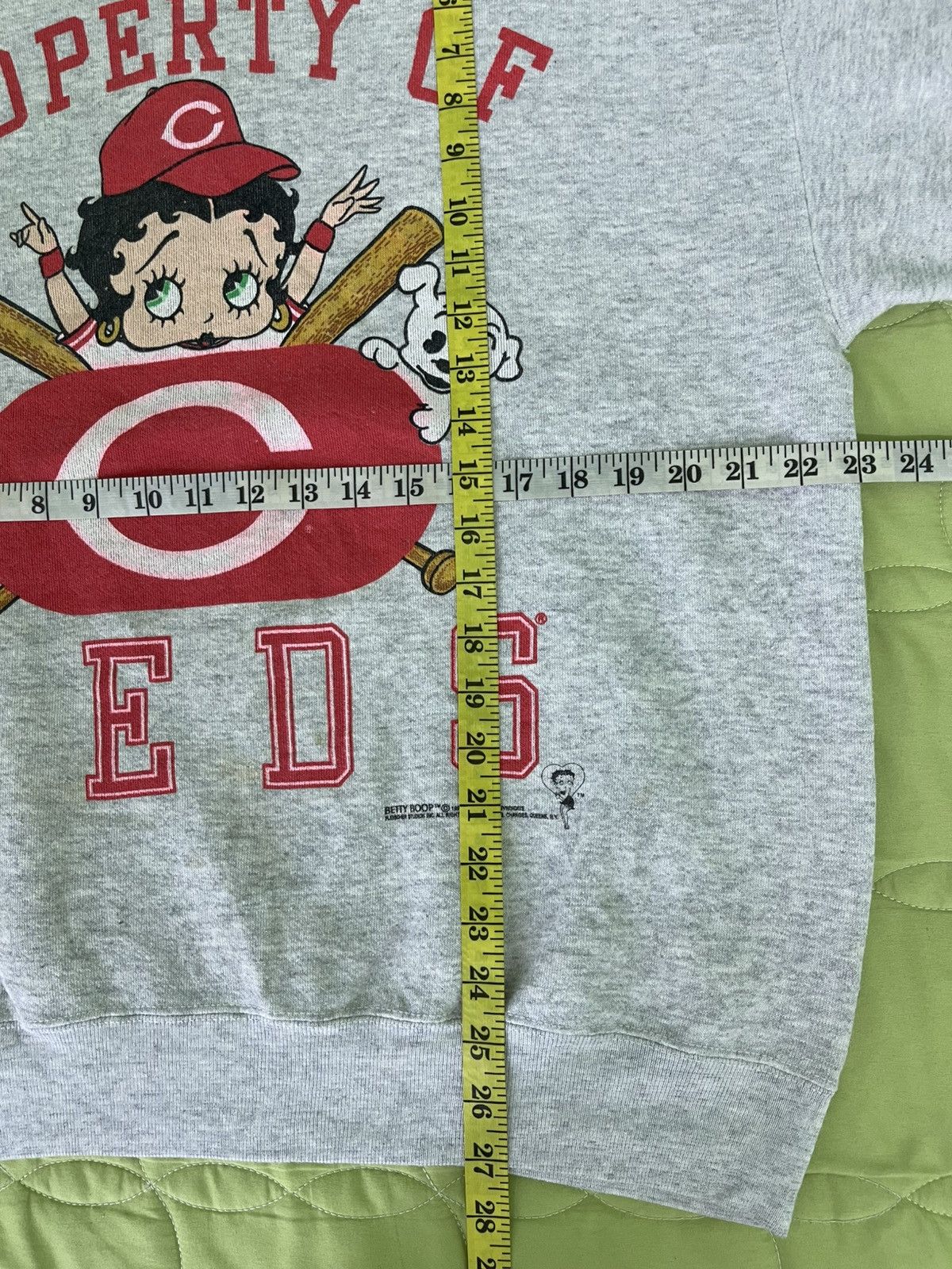 MLB Vintage 90's Betty Boop Cincinnati Reds MLB 1992 Sweatshirt Size US L / EU 52-54 / 3 - 10 Thumbnail