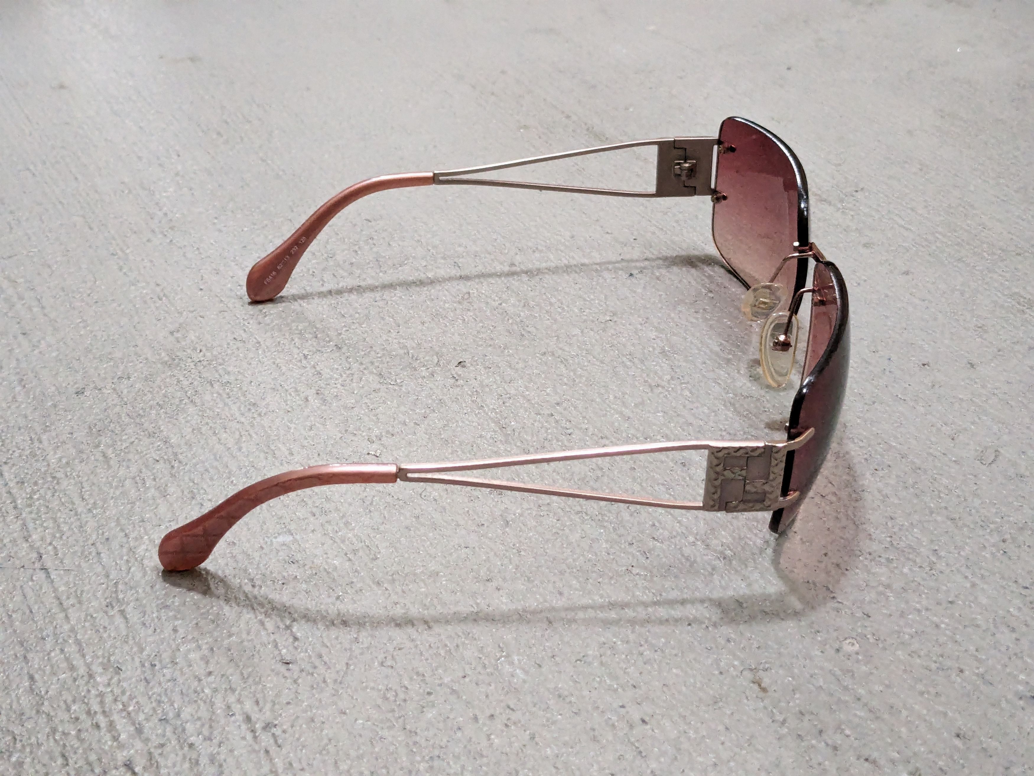 Fendi Fendi Sunglasses FS 416 Pink Gradient Rimless Frameless Size ONE SIZE - 5 Thumbnail