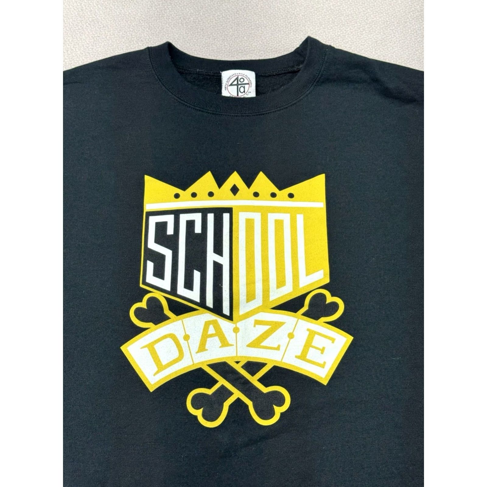 Lee VINTAGE Spike Lee 40 Acres & A Mule School Daze Movie Promo Sweatshirt Mens XL Black Size US XL / EU 56 / 4 - 7 Thumbnail