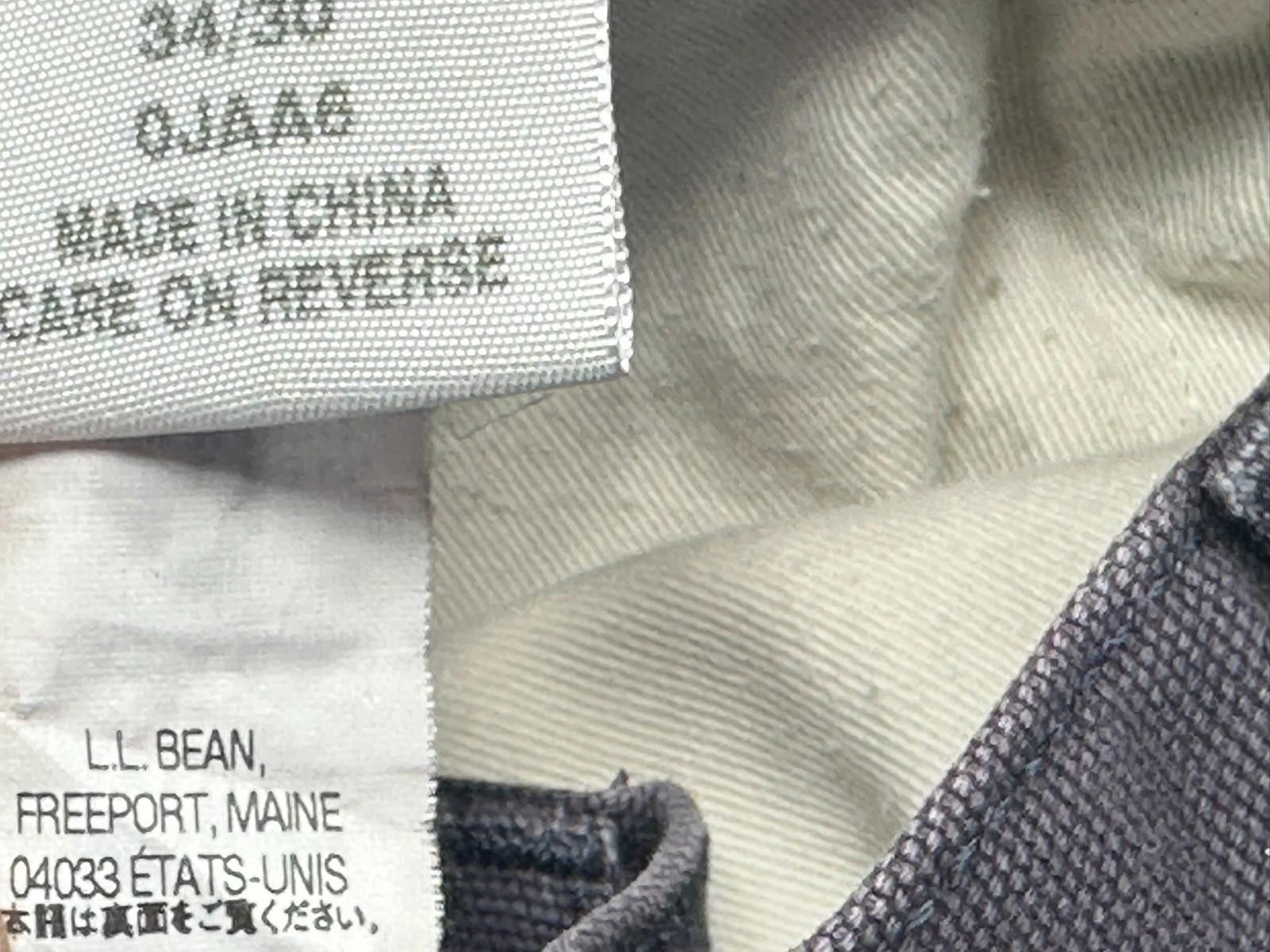 L.L. Bean LL Bean Flat Front Straight Leg Cargo Pants Gray 34/30 Size US 34 / EU 50 - 7 Thumbnail