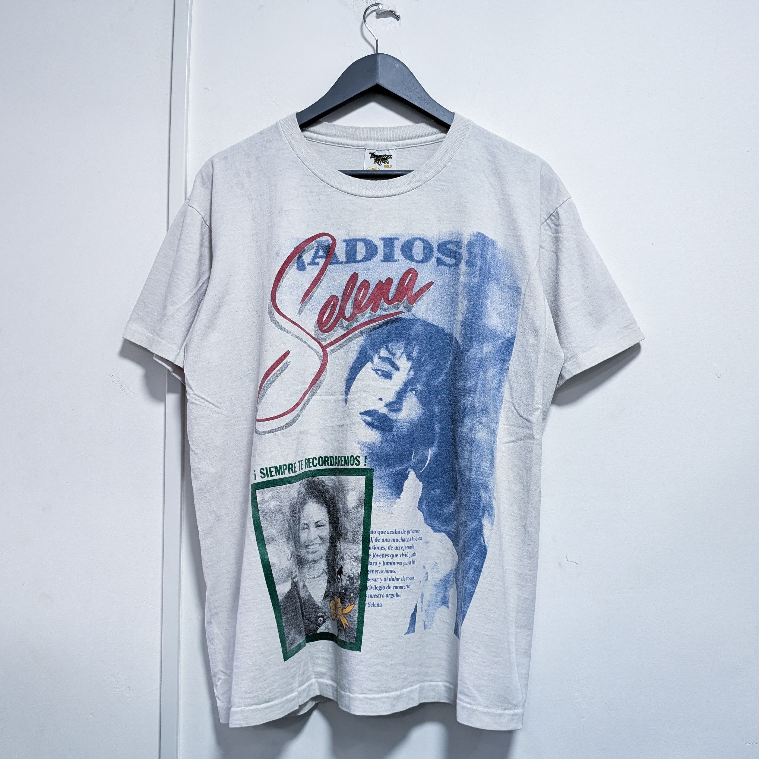 Vintage Vintage 1995 Selena Tee "Adios Selena" Size US L / EU 52-54 / 3 - 1 Thumbnail