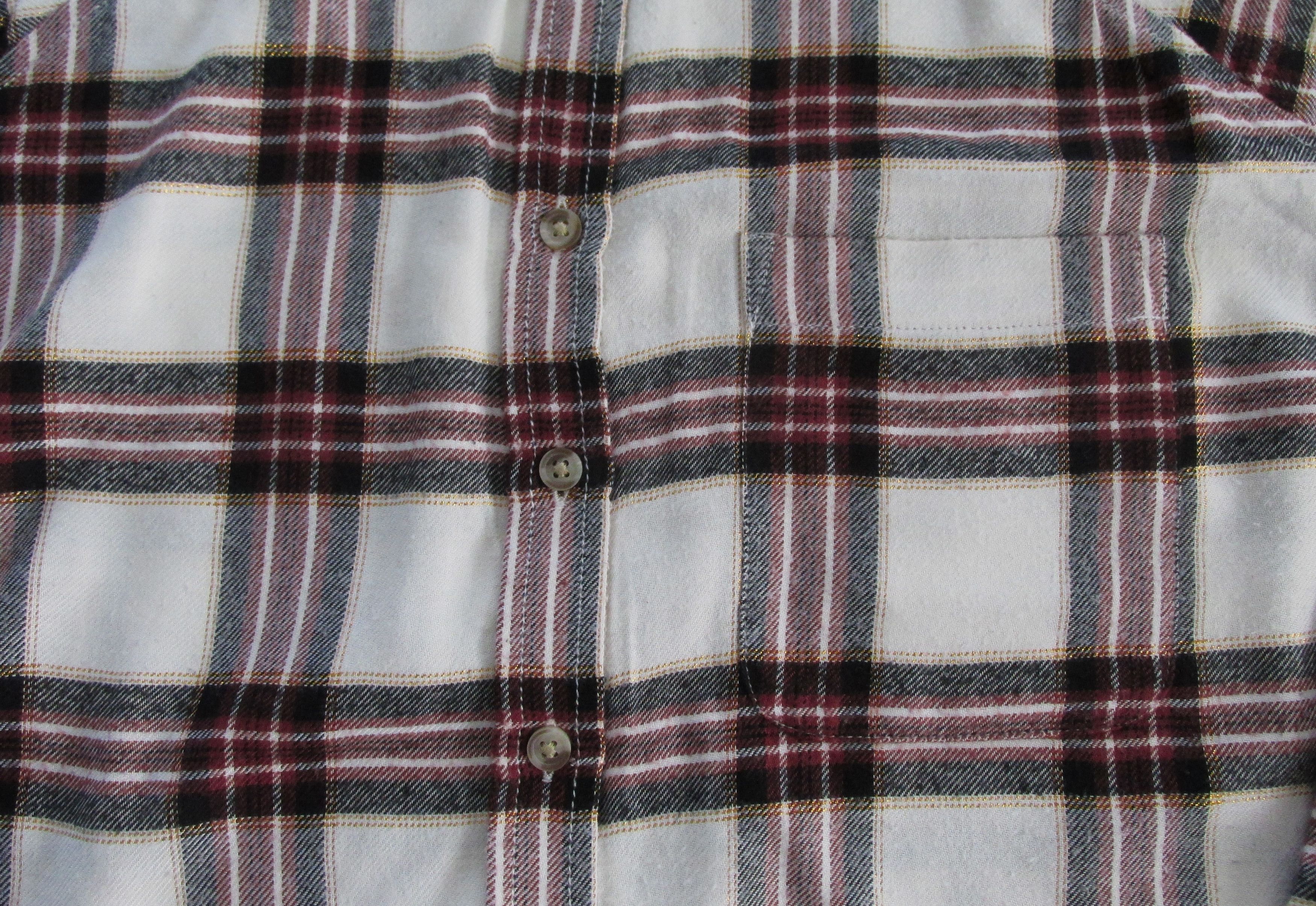 Other Terra & Sky Women's Soft Flannel Shirt Size 0X (14W) Size XL / US 12-14 / IT 48-50 - 3 Thumbnail