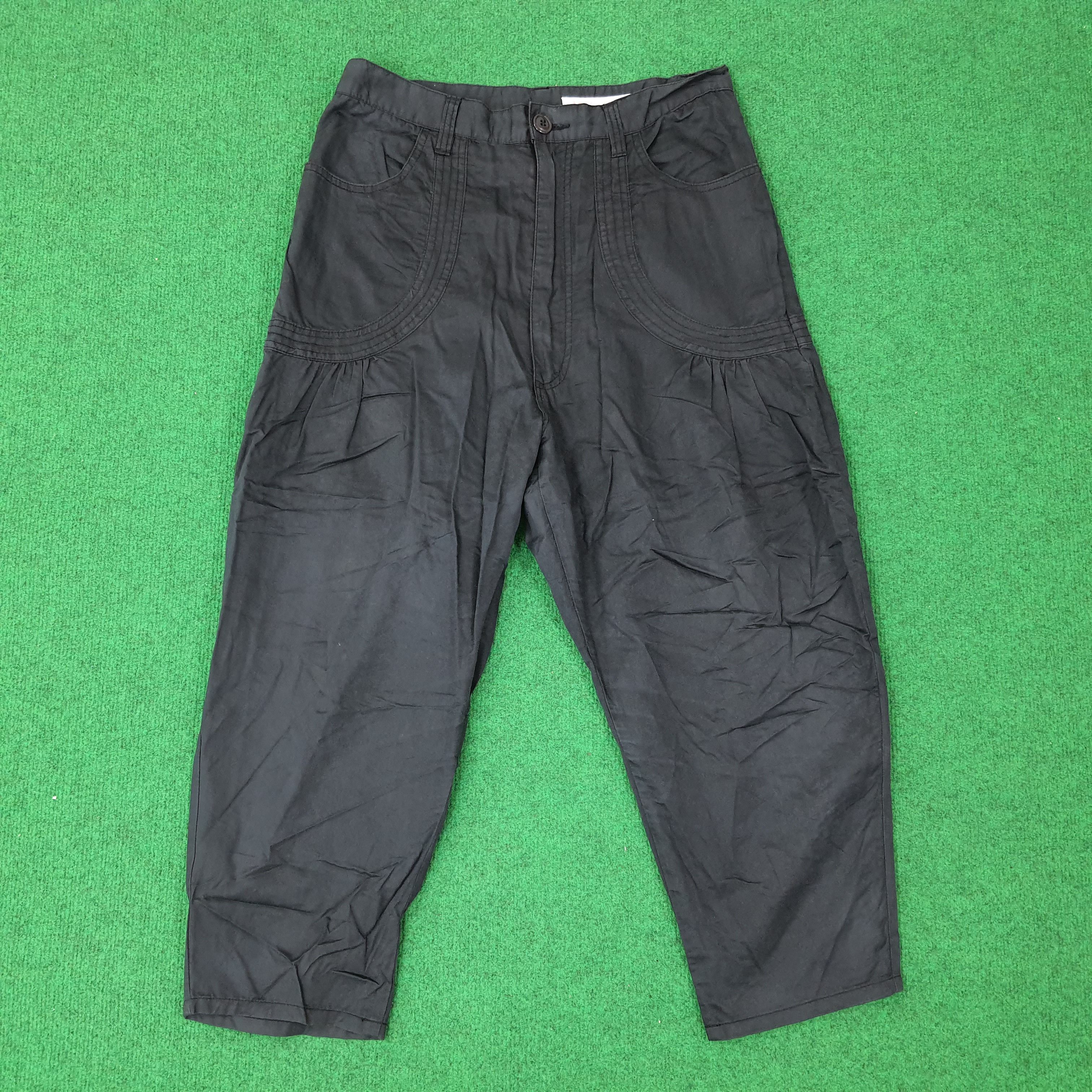 Issey Miyake × Japanese Brand × Vintage Vintage SUNAO Kuwahara Japanese Brand Capri Pants C235N10 Size US 29 - 1 Thumbnail
