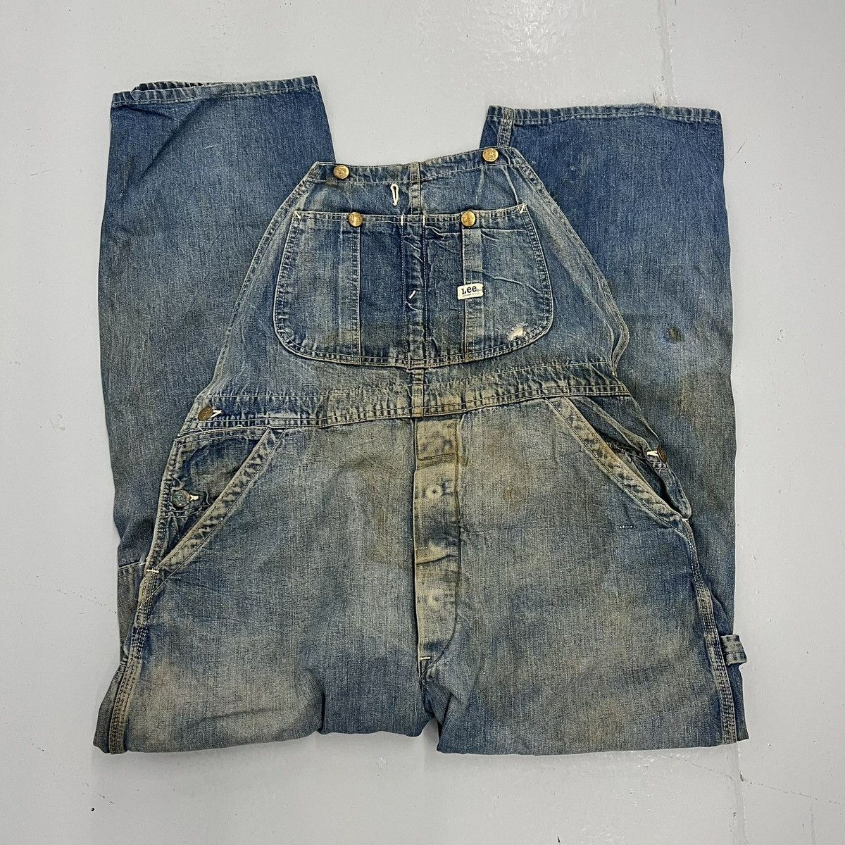 Lee Vintage 50s Lee Union Made Jelt Sanforized Overalls 36x29 Size US 36 / EU 52 - 1 Thumbnail