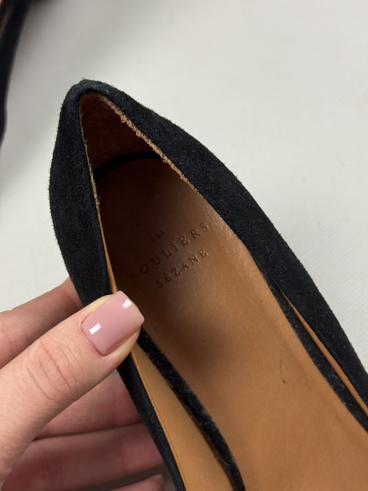 Sezane Les Souliers Sezane Ladies Suede Pump Block Heels Shoes Size US 7 / IT 37 - 19 Thumbnail