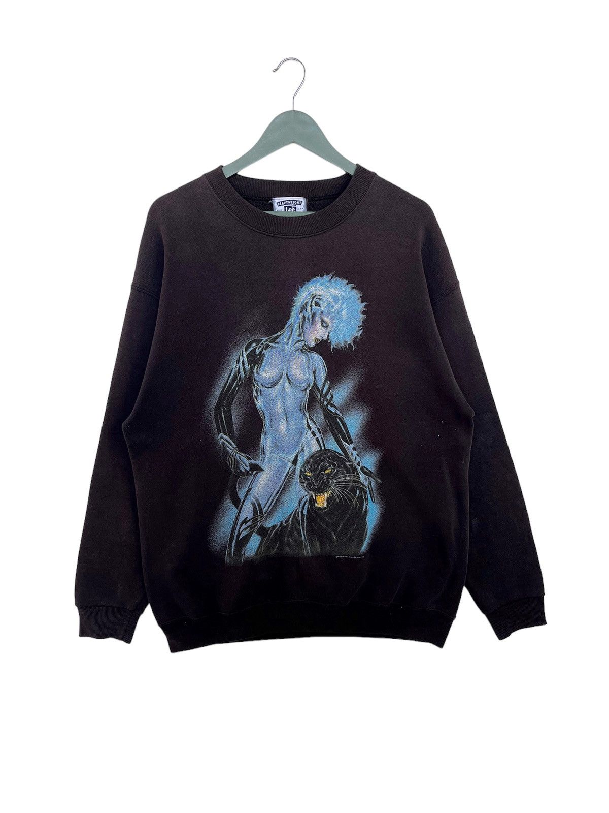 Vintage Vintage 96 Heavy Metal Olivia Sweatshirt Size US L / EU 52-54 / 3 - 1 Thumbnail