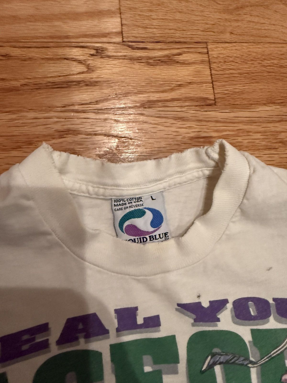 Vintage 1994 Vintage Grateful Dead Steal Your Faceoff Shirt Size US L / EU 52-54 / 3 - 3 Thumbnail