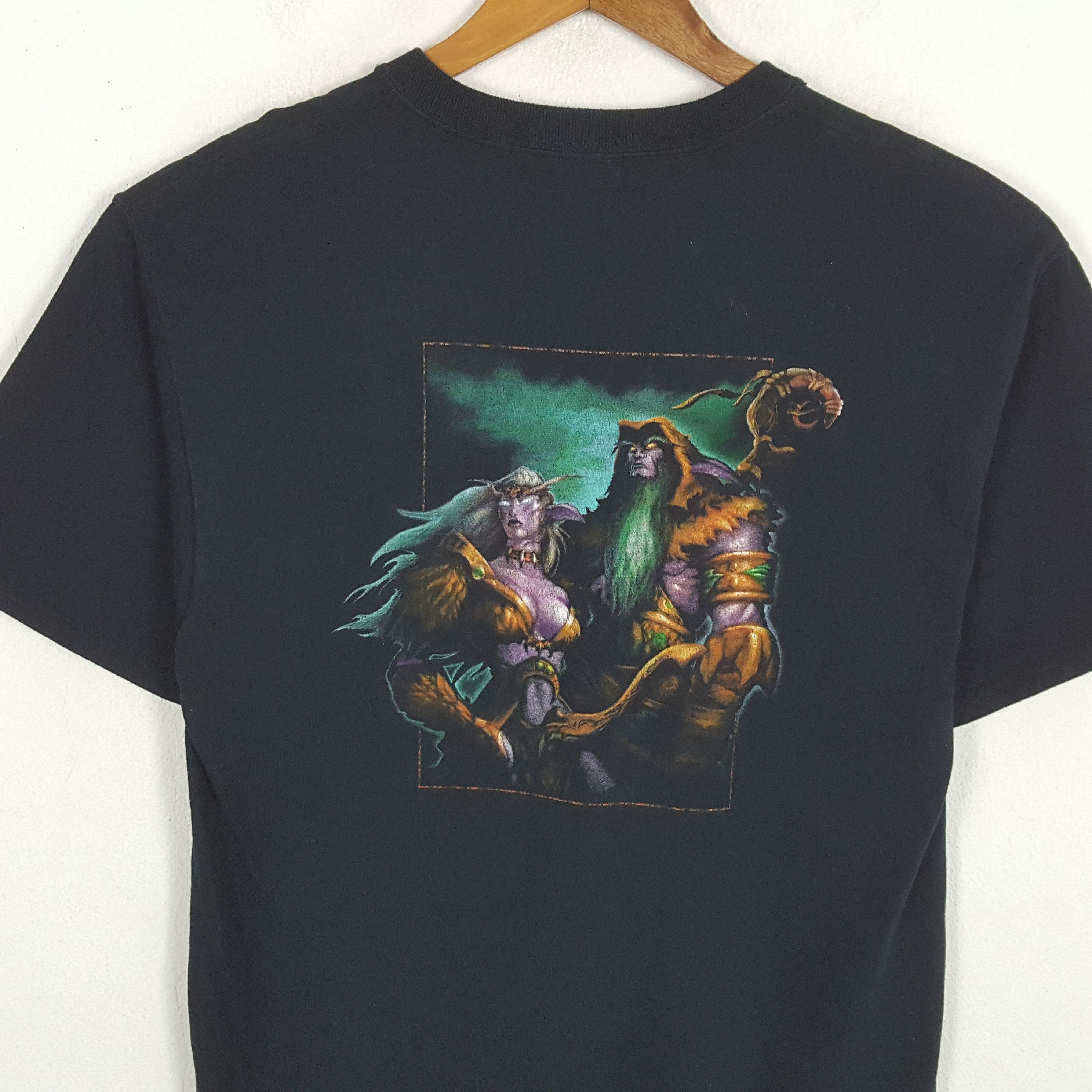 Playstation × The Game Vintage WORLD WARCRAFT Playstation Games Animated T-Shirt Size US L / EU 52-54 / 3 - 2 Thumbnail