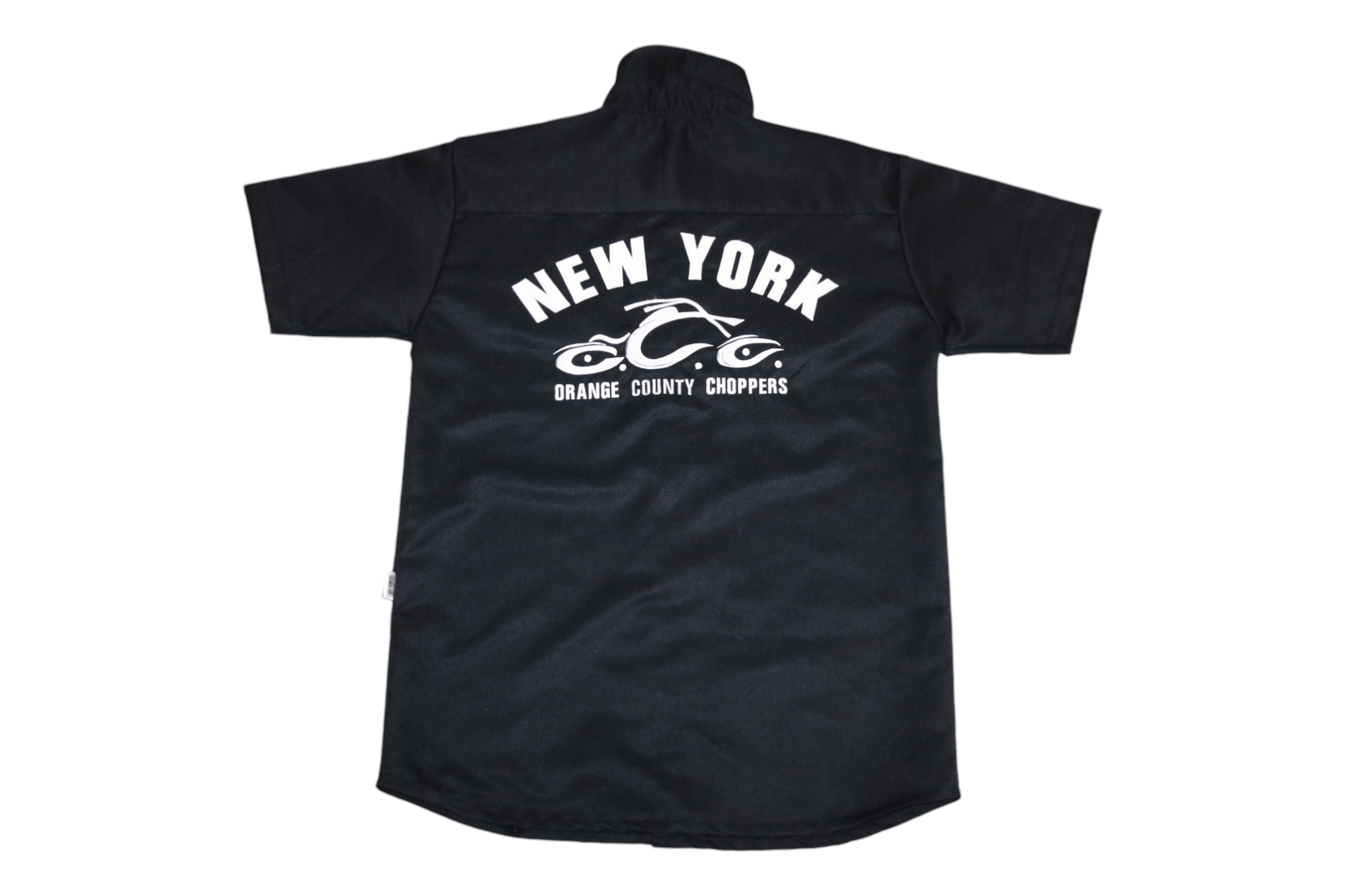 Harley Davidson Orange County Choppers N.Y. glossy denim mechanic shirt Size US S / EU 44-46 / 1 - 1 Thumbnail